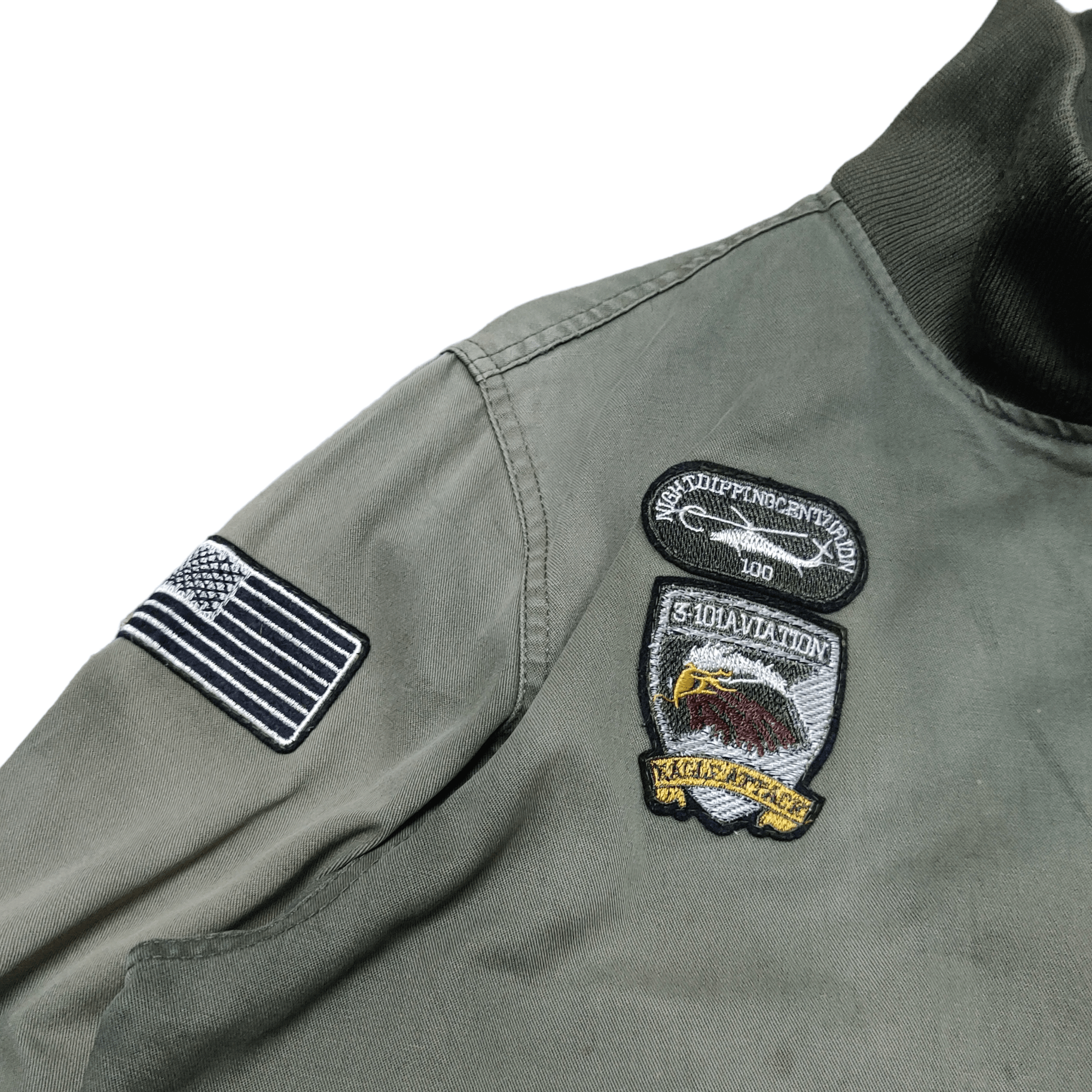 Japanese Brand Vintage 1998 Military American Legend Bomber Jacket Size US L / EU 52-54 / 3 - 6 Thumbnail