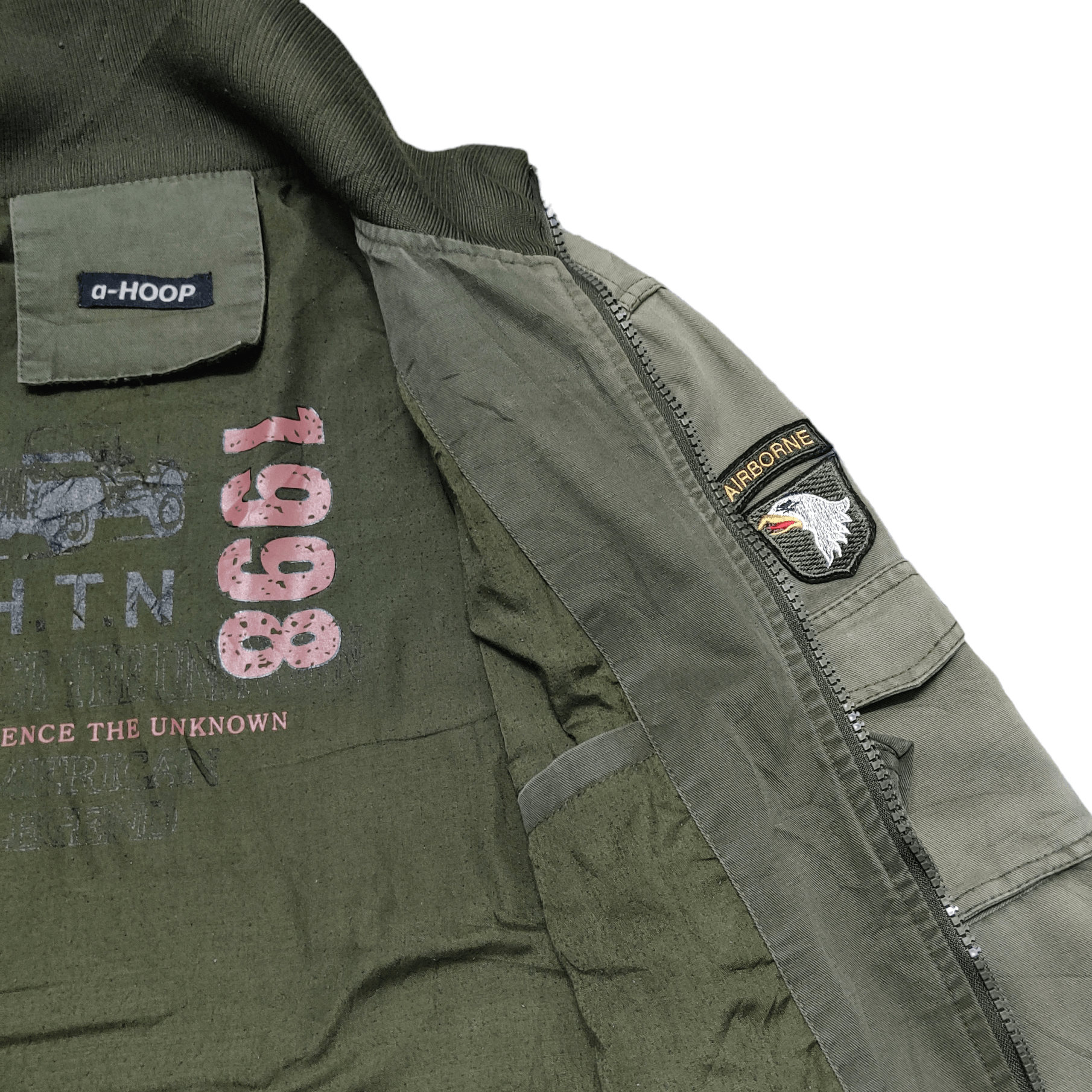 Japanese Brand Vintage 1998 Military American Legend Bomber Jacket Size US L / EU 52-54 / 3 - 10 Thumbnail