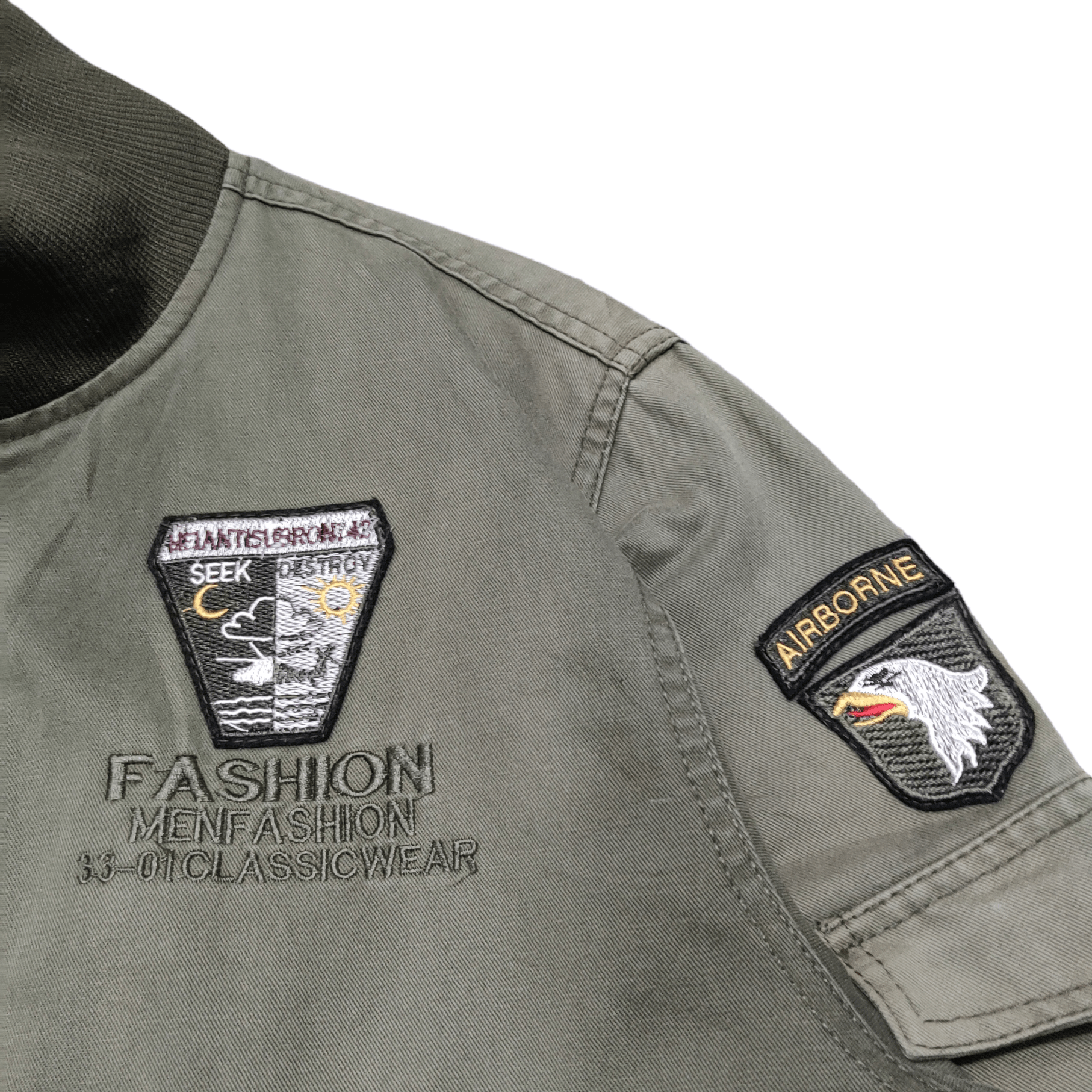 Japanese Brand Vintage 1998 Military American Legend Bomber Jacket Size US L / EU 52-54 / 3 - 5 Thumbnail