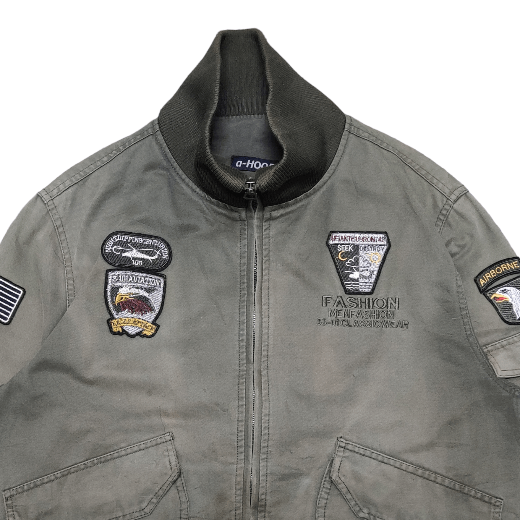 Japanese Brand Vintage 1998 Military American Legend Bomber Jacket Size US L / EU 52-54 / 3 - 2 Thumbnail