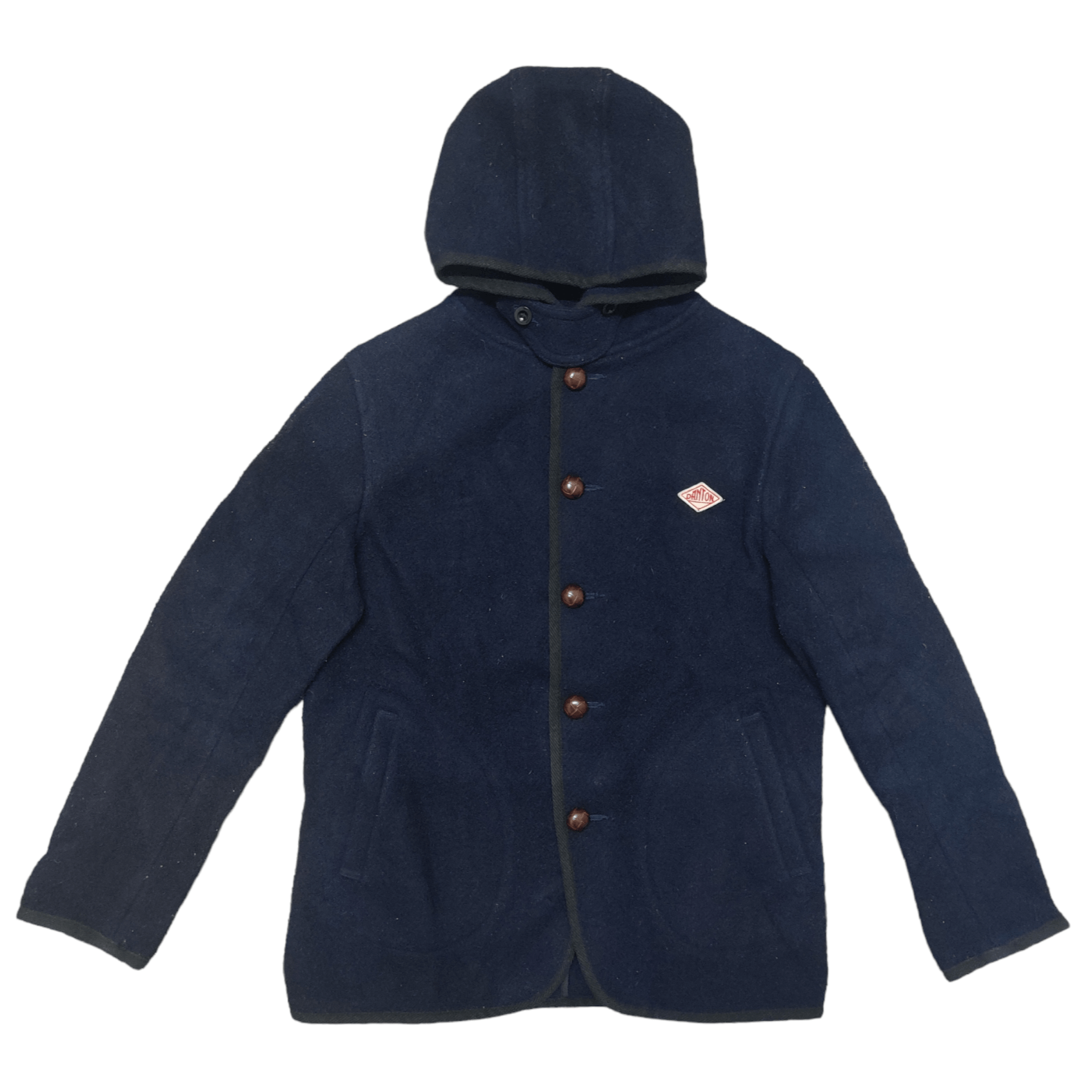 image of Danton Vetements De Travail Wool Chore Jacket in Navy, Men's (Size Medium)