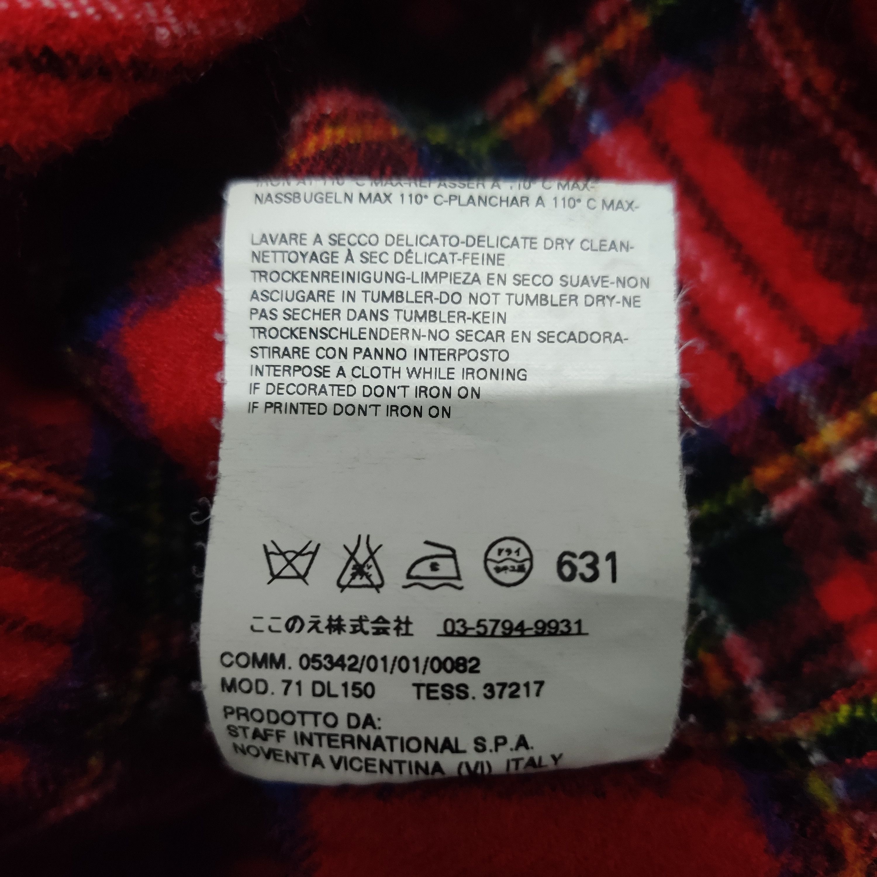 Dsquared2 Dsquared2 Made in Italy Lana Wool Button Up Flannel Size US S / EU 44-46 / 1 - 8 Thumbnail