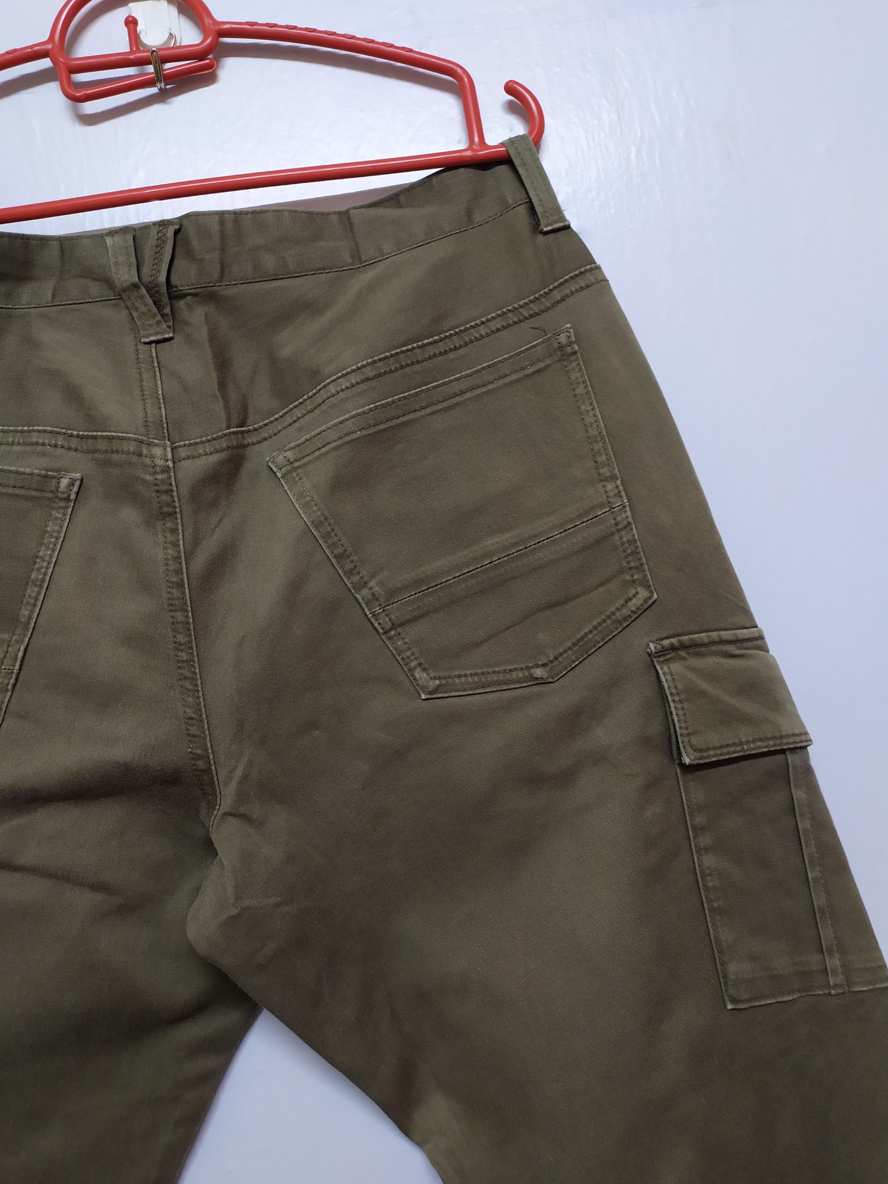Japanese Brand KLEIN PLUS HOMME FADED CARGO PANTS Size US 32 / EU 48 - 13 Thumbnail