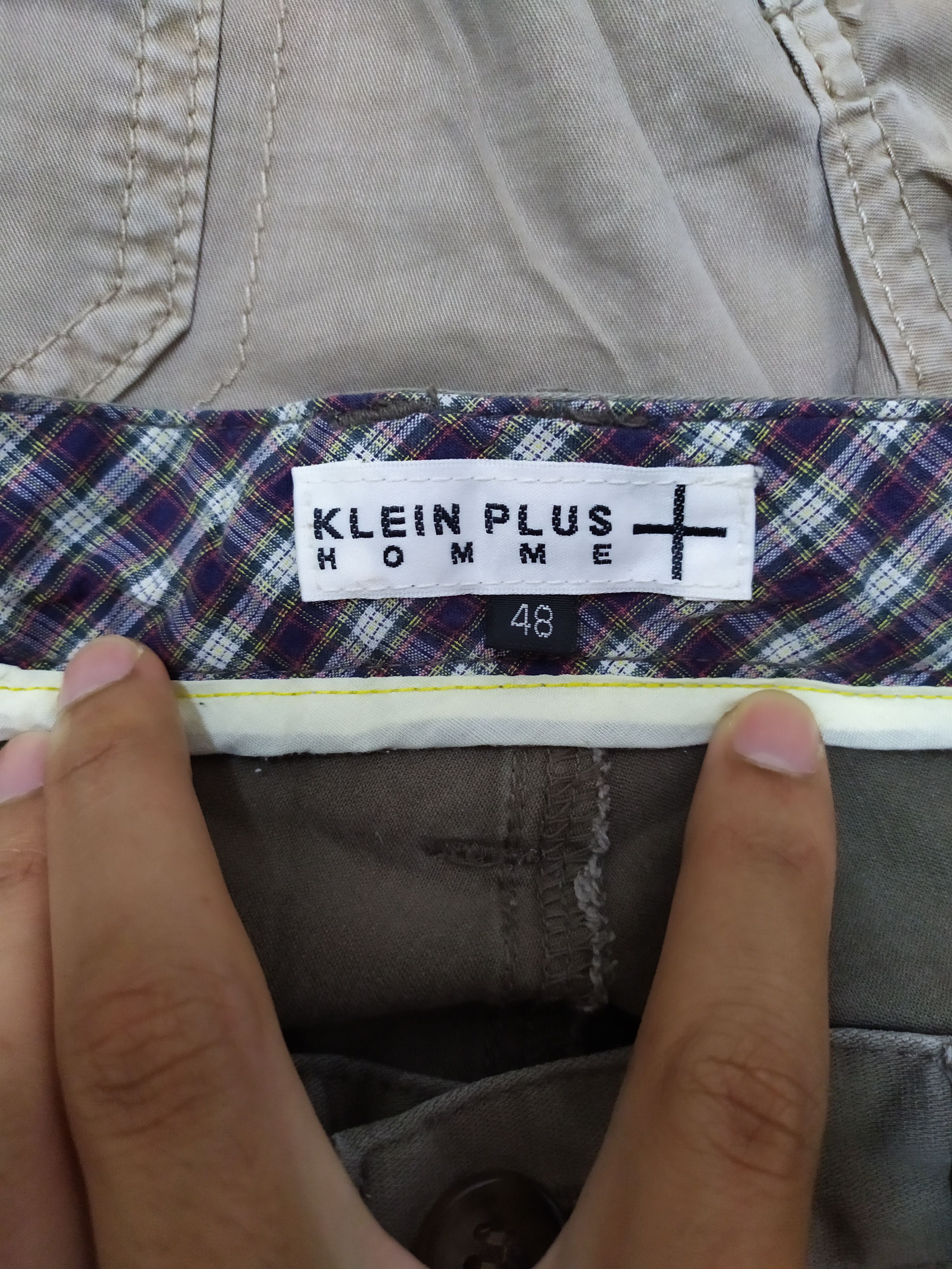 Japanese Brand KLEIN PLUS HOMME FADED CARGO PANTS Size US 32 / EU 48 - 15 Thumbnail