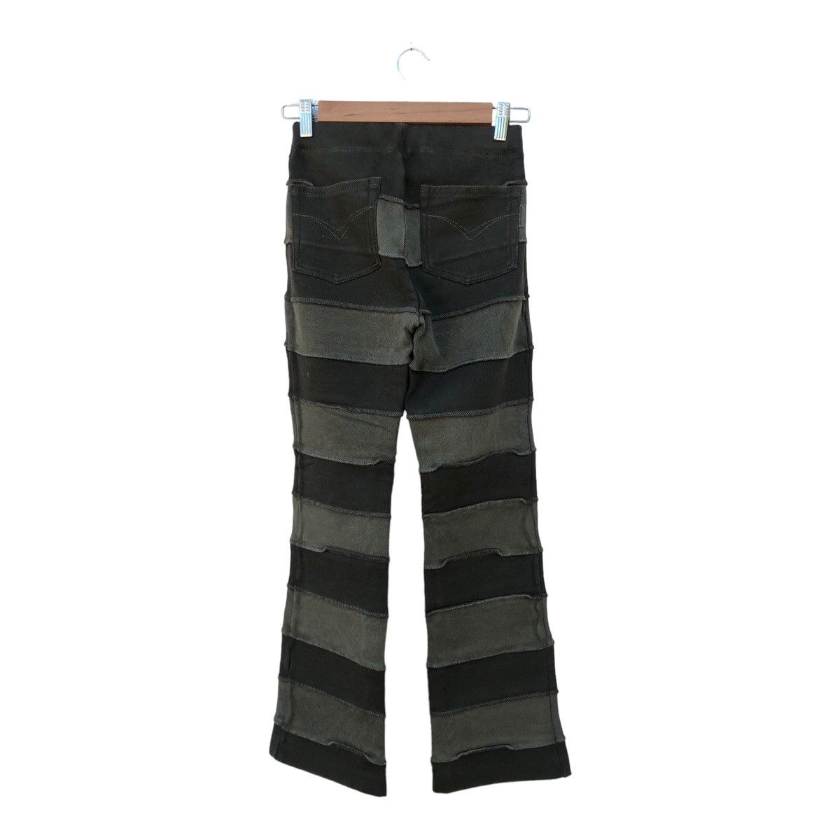 Designer × Hysteric Glamour 🔥SALE🔥Flared Lycra Design Higa Punks Bondage Pants Bootcut Size 27" / US 4 / IT 40 - 2 Thumbnail