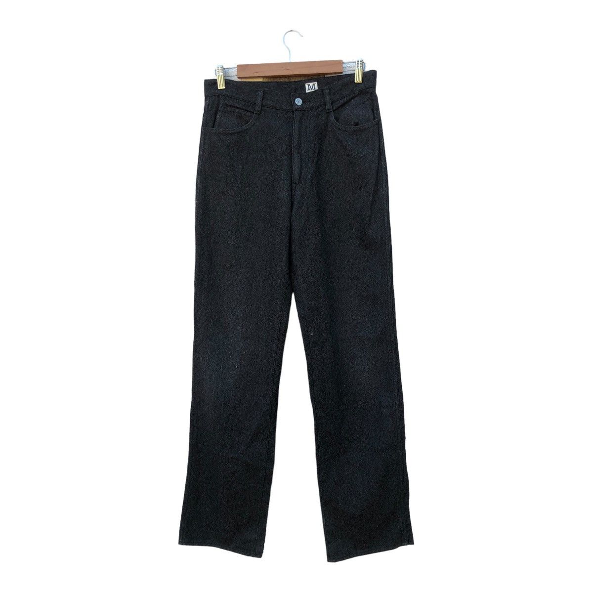 image of Aw23M Dep’T Japan Brand Herringbone Pants in Black, Men's (Size 32)