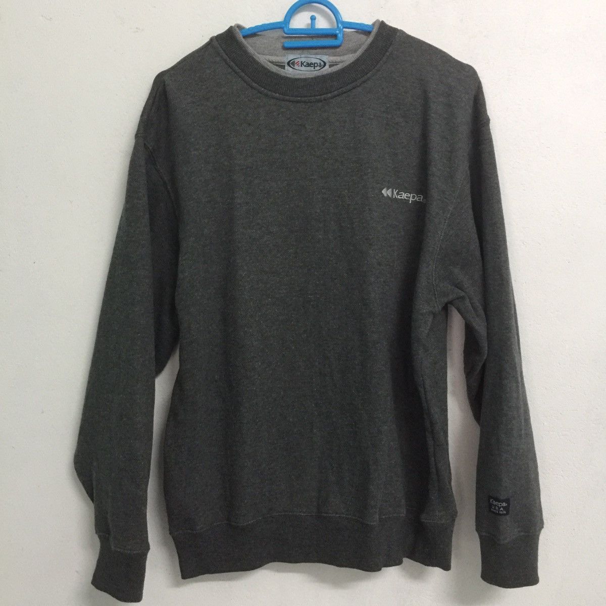 Japanese Brand Simple Grey Kaepa Sweatshirt Size US L / EU 52-54 / 3 - 1 Thumbnail
