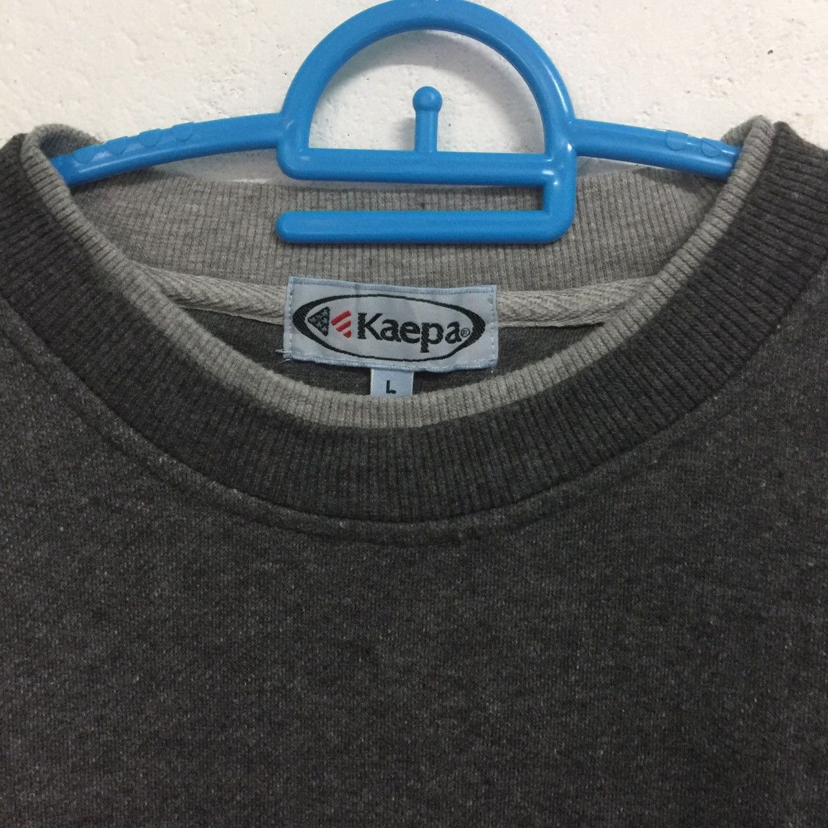 Japanese Brand Simple Grey Kaepa Sweatshirt Size US L / EU 52-54 / 3 - 3 Thumbnail