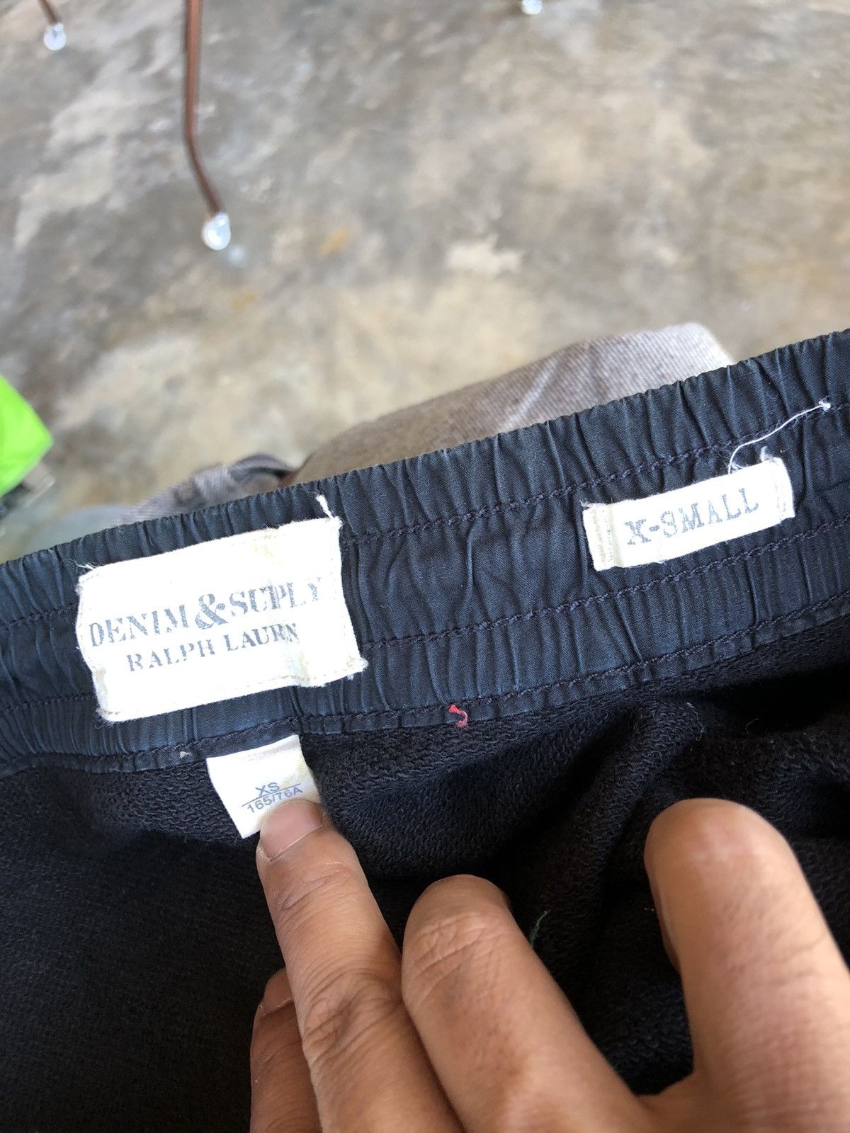 Denim & Supply Ralph Lauren × Ralph Lauren Denim&Supply Ralph Lauren Layered Pants Black Sweatpants Us Size US 30 / EU 46 - 5 Thumbnail