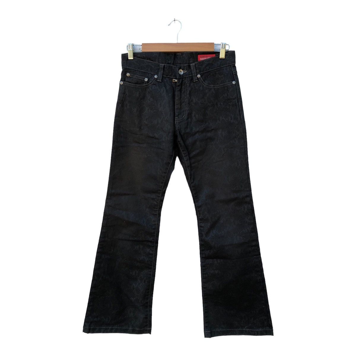 Beauty Beast × Designer × semanticdesign 🔥SALE AW23🔥Flared Semantic Design Sensation Punks Pants Size US 31 - 1 Thumbnail