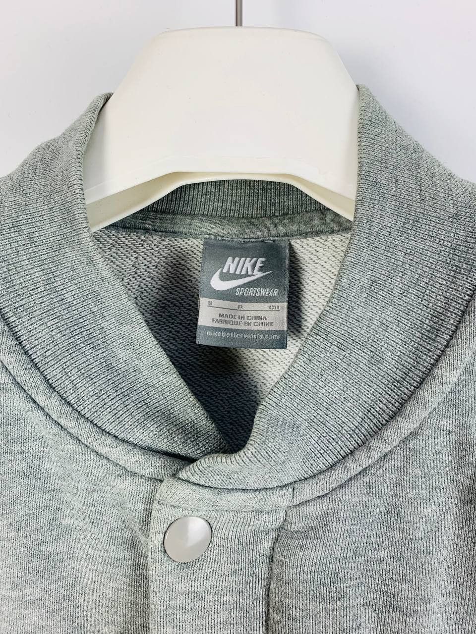 Nike Nike sweatshirt zip grey cotton S Size S / US 4 / IT 40 - 2 Thumbnail