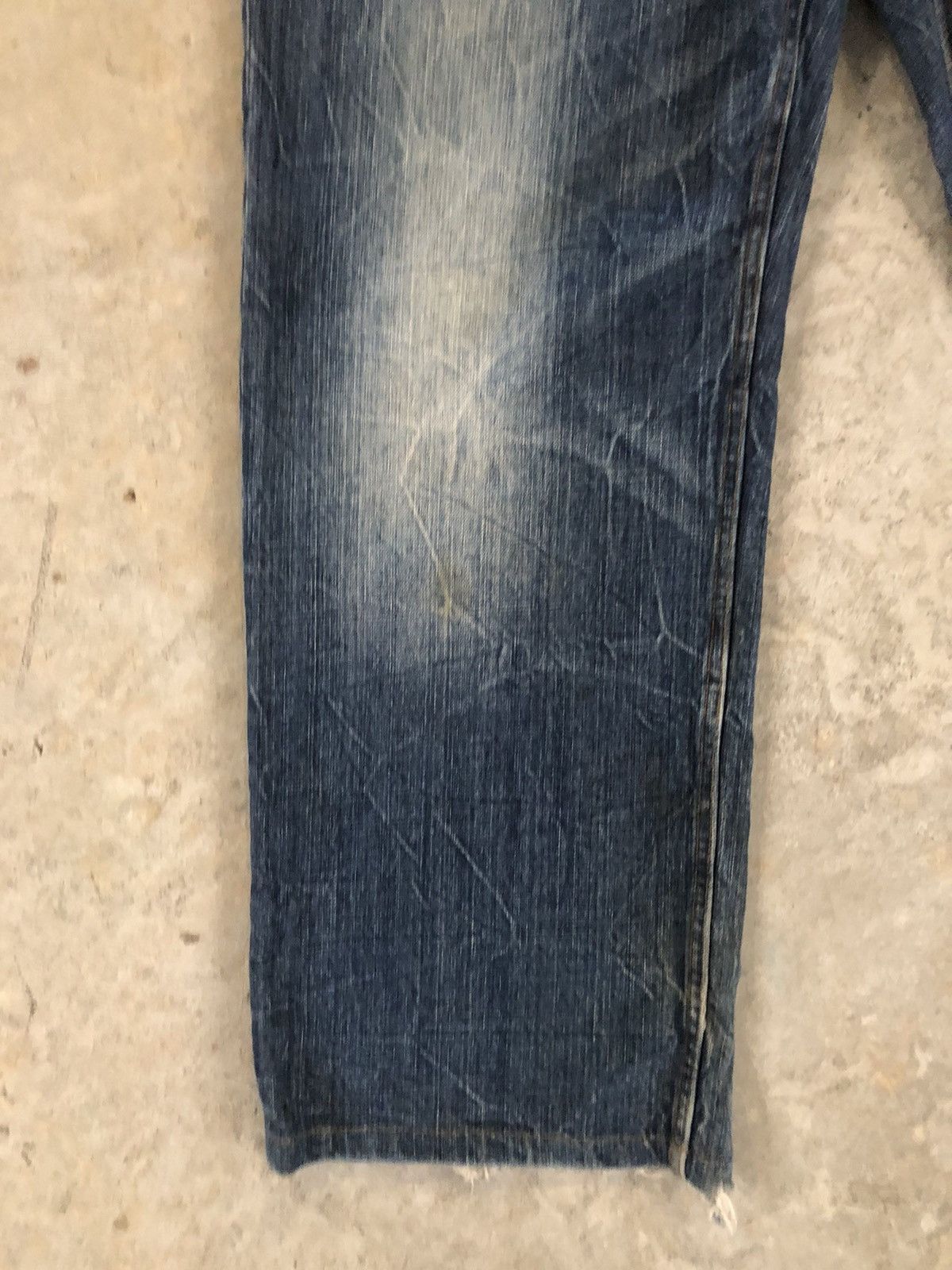 Karakuri Tamashii Japanese Karakuri Tamashi Embroidered Jeans Distressed Size US 37 - 3 Thumbnail