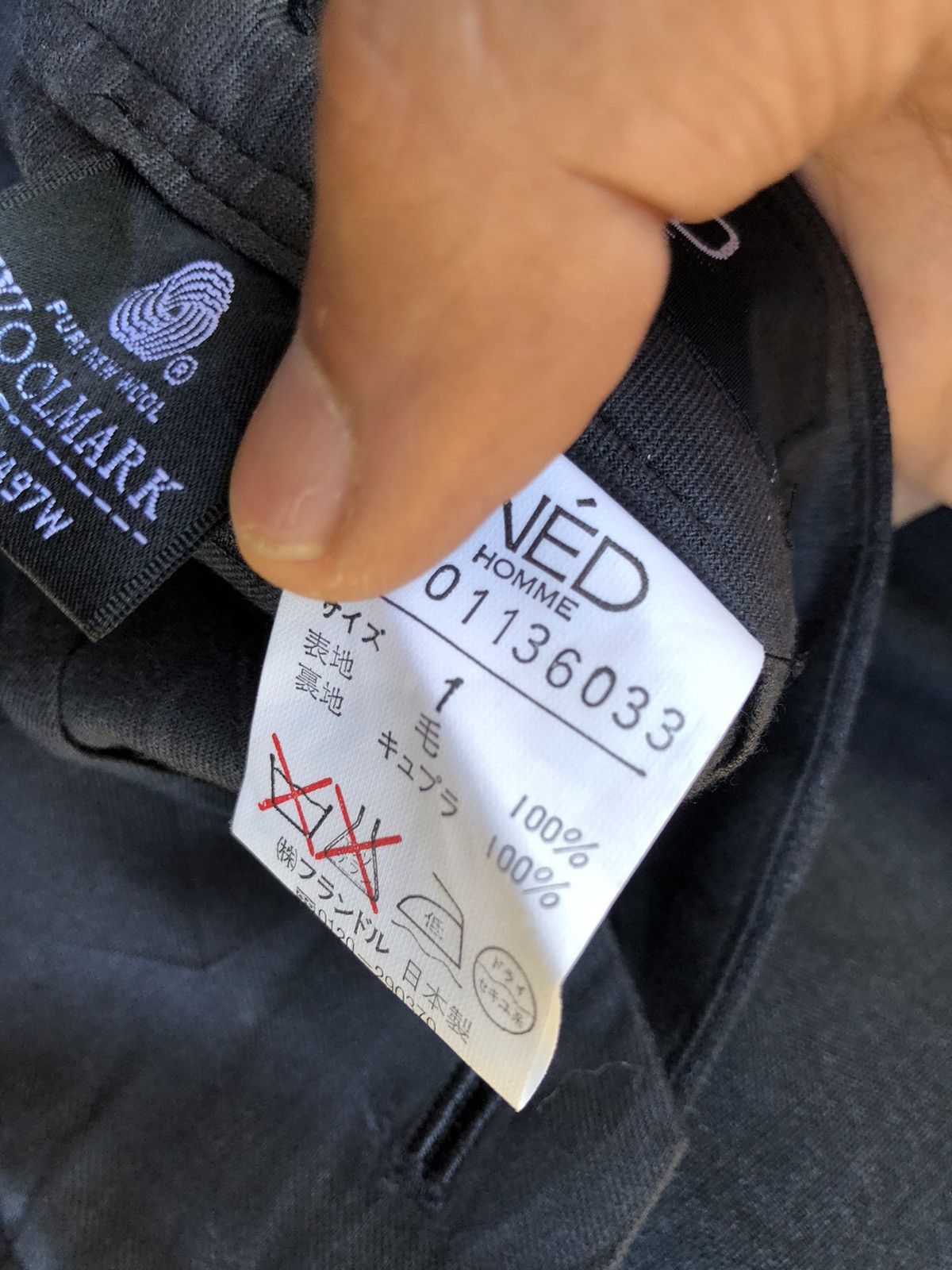 Japanese Brand × Yohji Yamamoto 🔥SALE AW23🔥IN’ED Yohji Yamamoto Black Pants Size US 30 / EU 46 - 6 Thumbnail