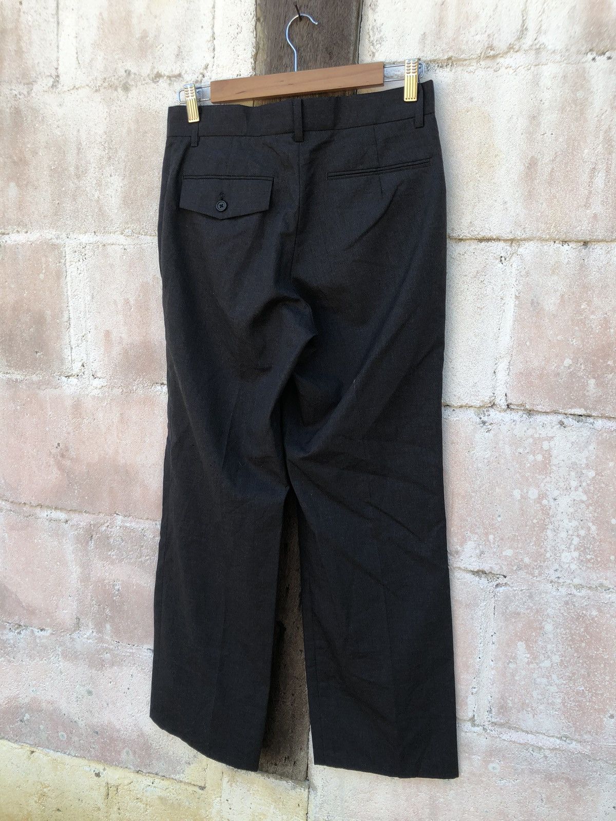 Japanese Brand × Yohji Yamamoto 🔥SALE AW23🔥IN’ED Yohji Yamamoto Black Pants Size US 30 / EU 46 - 4 Thumbnail