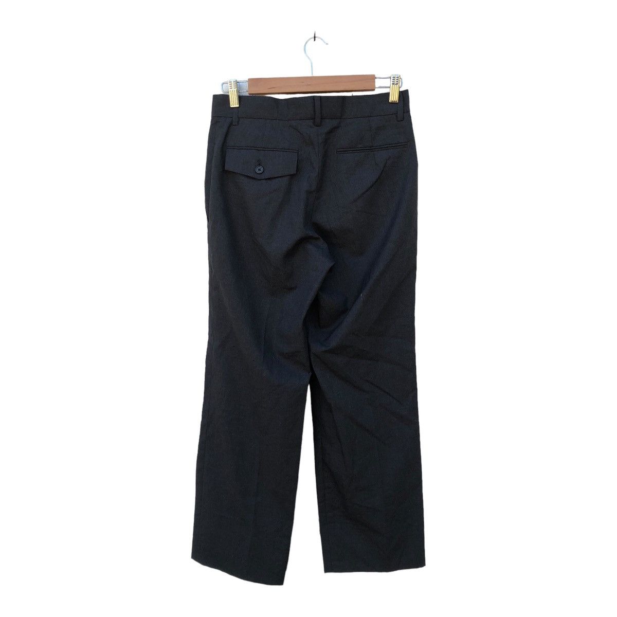 Japanese Brand × Yohji Yamamoto 🔥SALE AW23🔥IN’ED Yohji Yamamoto Black Pants Size US 30 / EU 46 - 2 Thumbnail