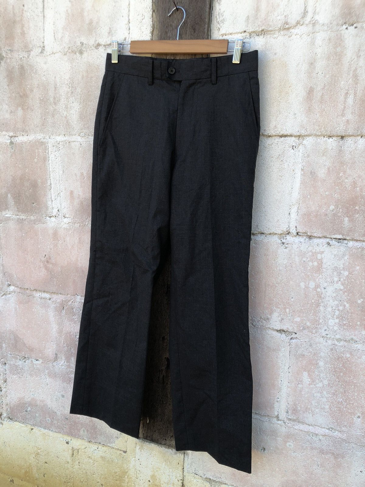 Japanese Brand × Yohji Yamamoto 🔥SALE AW23🔥IN’ED Yohji Yamamoto Black Pants Size US 30 / EU 46 - 3 Thumbnail