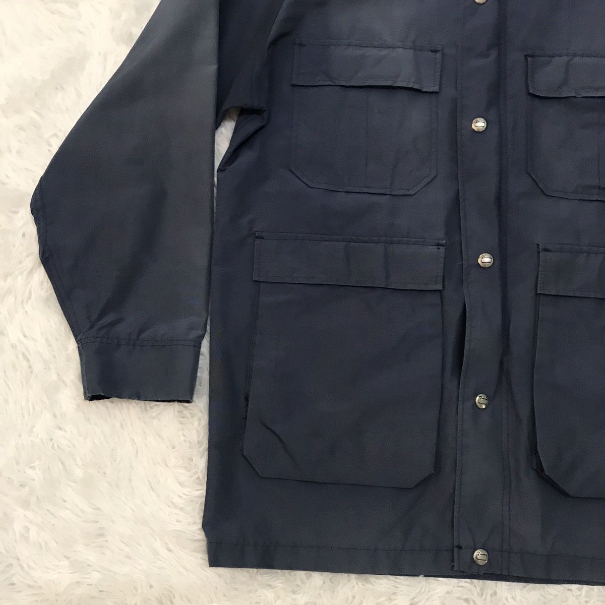 Vintage Vintage Woolrich Jacket hoodie 4 pockets (sun faded) Size US M / EU 48-50 / 2 - 3 Thumbnail