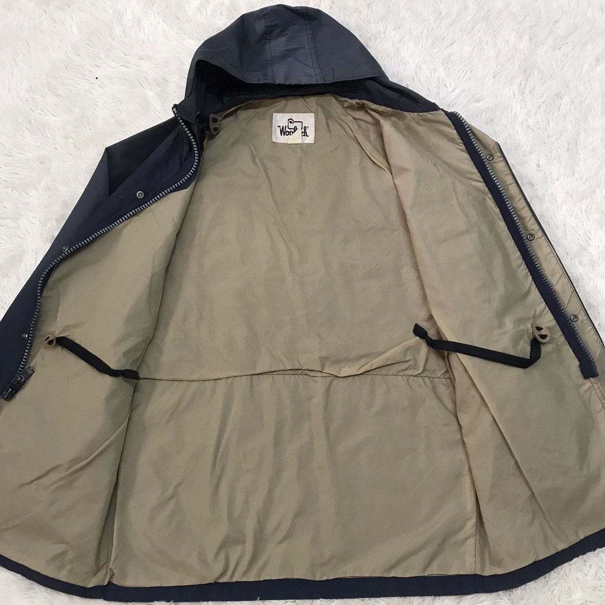 Vintage Vintage Woolrich Jacket hoodie 4 pockets (sun faded) Size US M / EU 48-50 / 2 - 7 Thumbnail