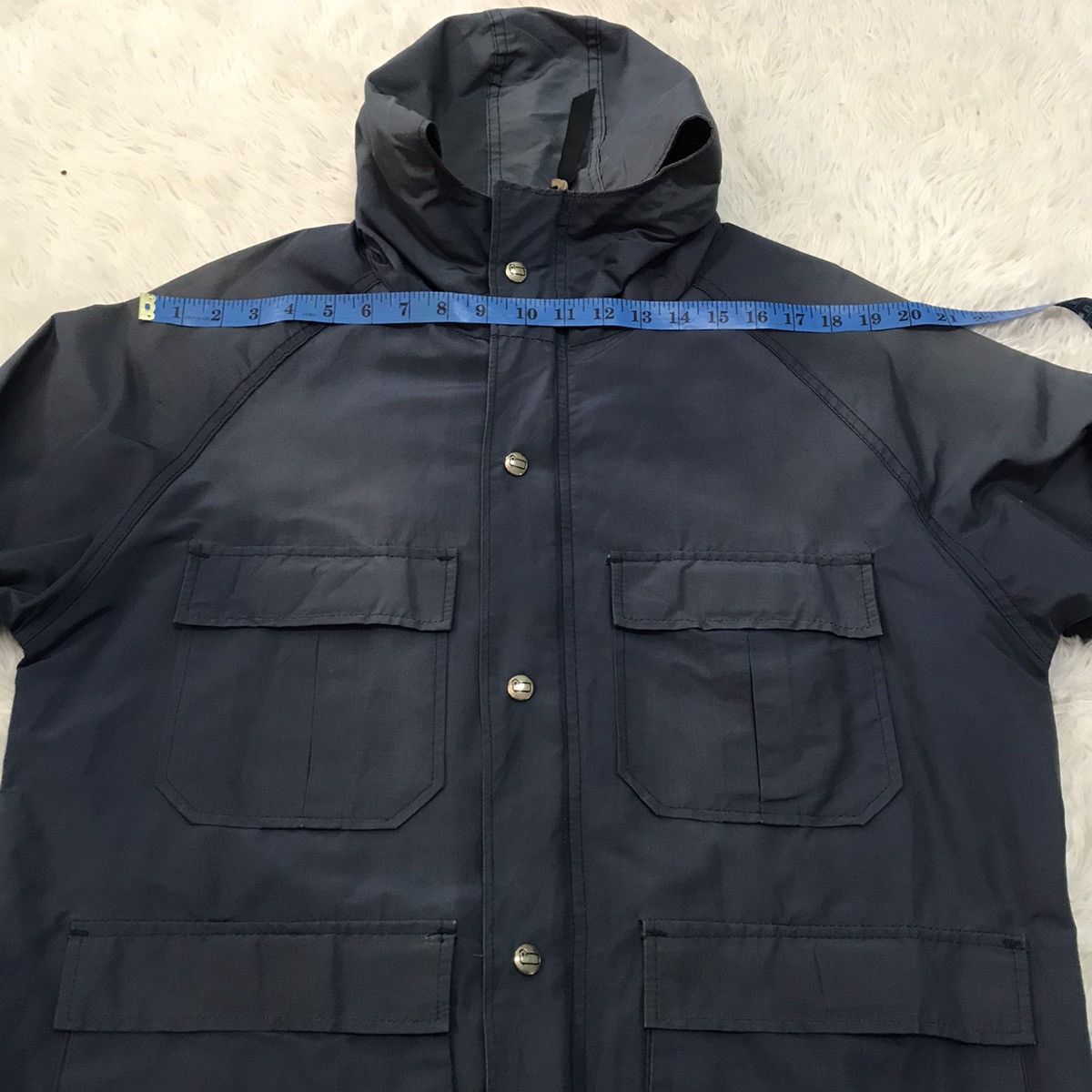 Vintage Vintage Woolrich Jacket hoodie 4 pockets (sun faded) Size US M / EU 48-50 / 2 - 11 Thumbnail