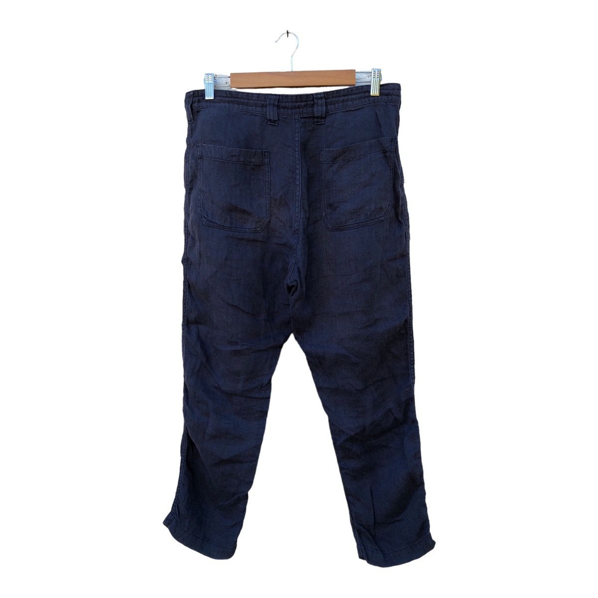 White Mountaineering 🔥SALE AW23🔥White Mountaineering Drawstring Work Pants Blue Size US 33 - 2 Thumbnail