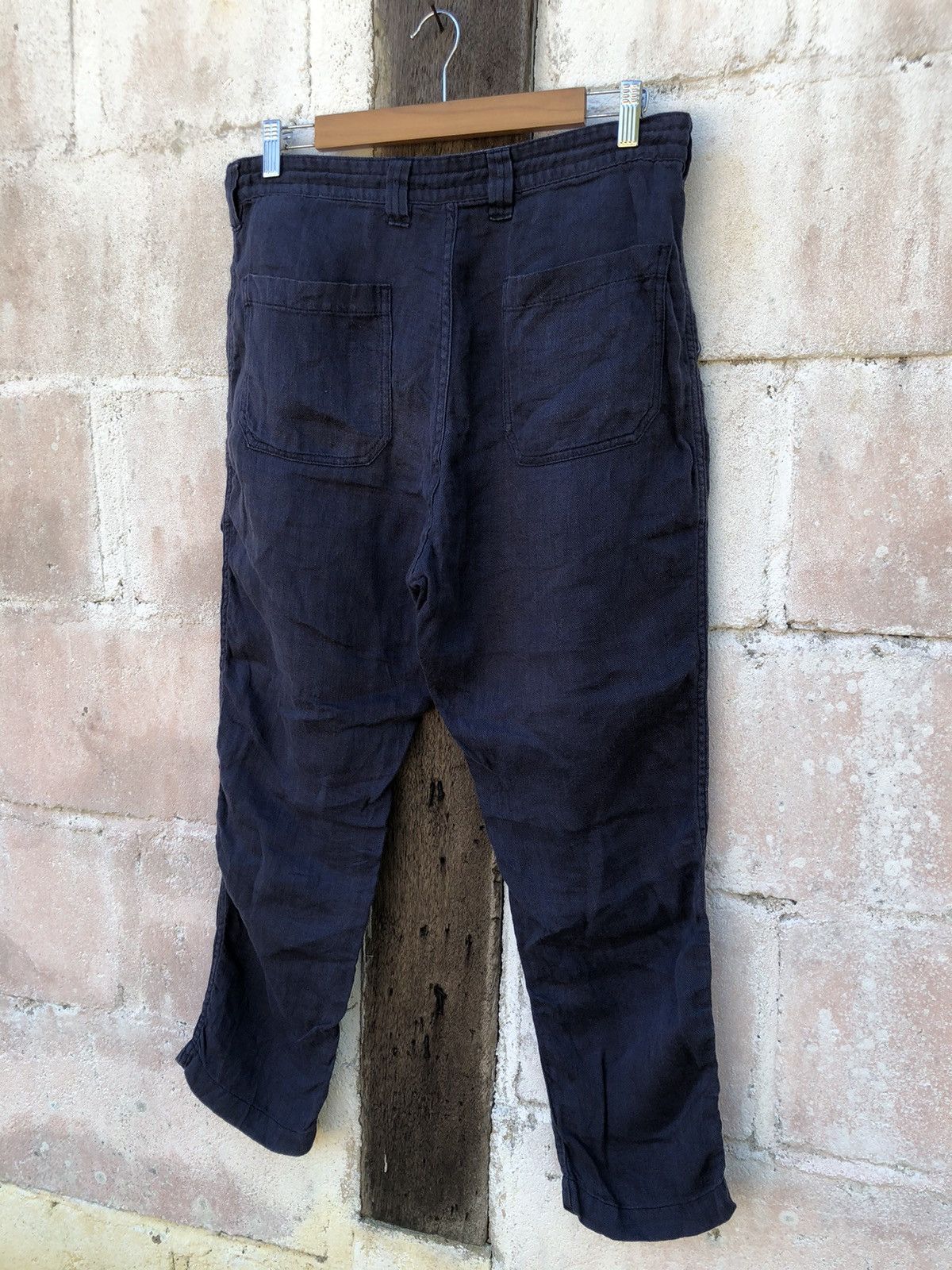 White Mountaineering 🔥SALE AW23🔥White Mountaineering Drawstring Work Pants Blue Size US 33 - 4 Thumbnail