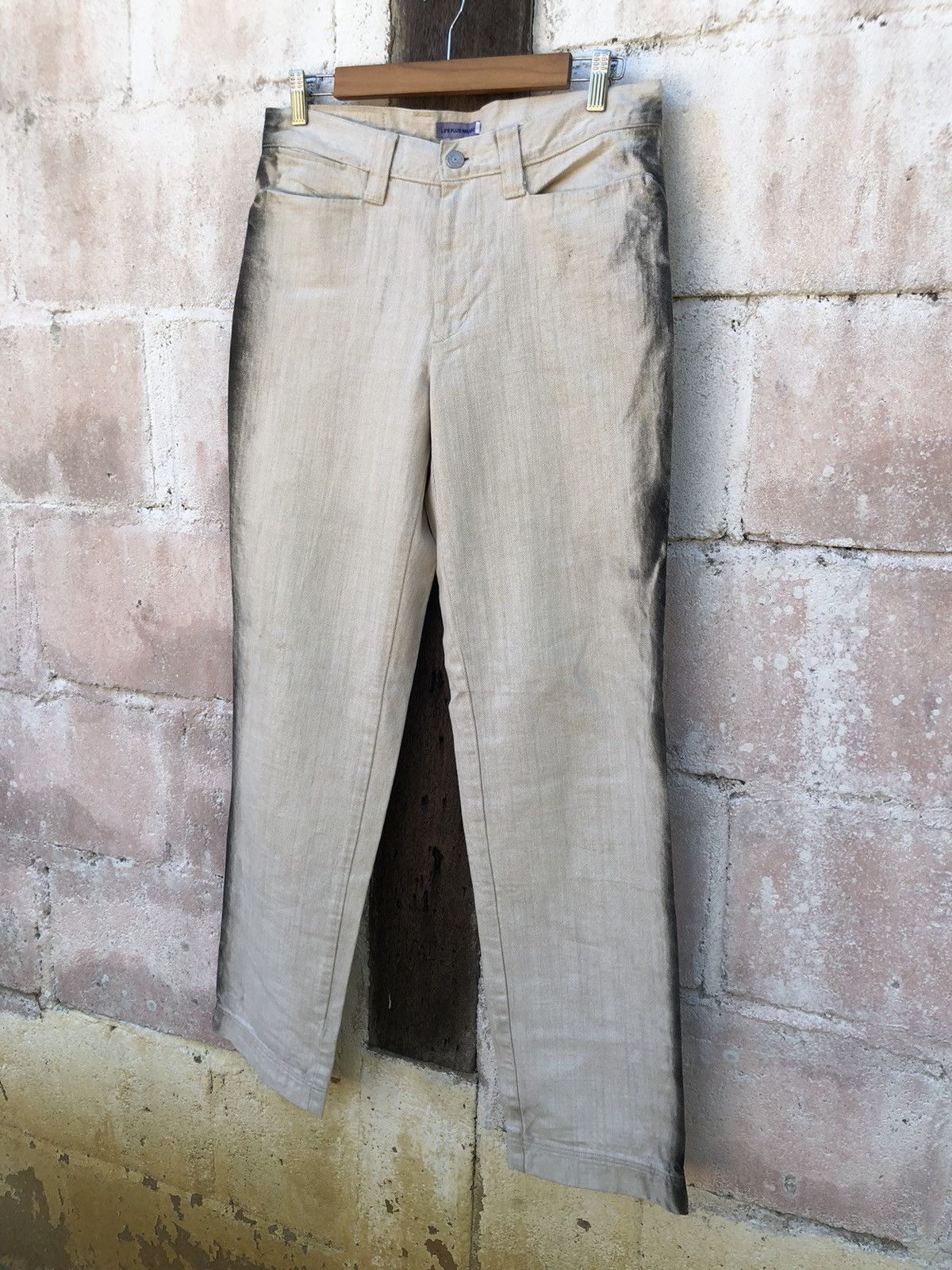 Beauty Beast × Designer 🔥SALE AW23🔥Life Plus Music Work Pants White Size US 32 / EU 48 - 3 Thumbnail