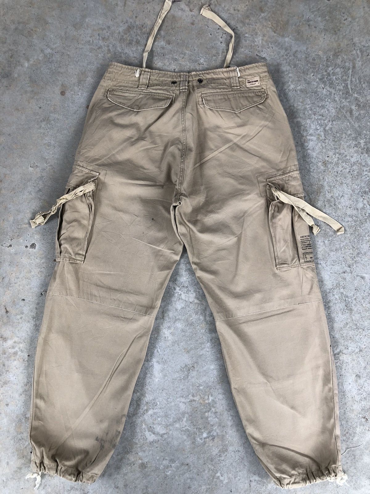 Abercrombie & Fitch Abercrombie TypeA92 Parachute Cargo Pants Tactical bondage Size US 34 / EU 50 - 7 Thumbnail