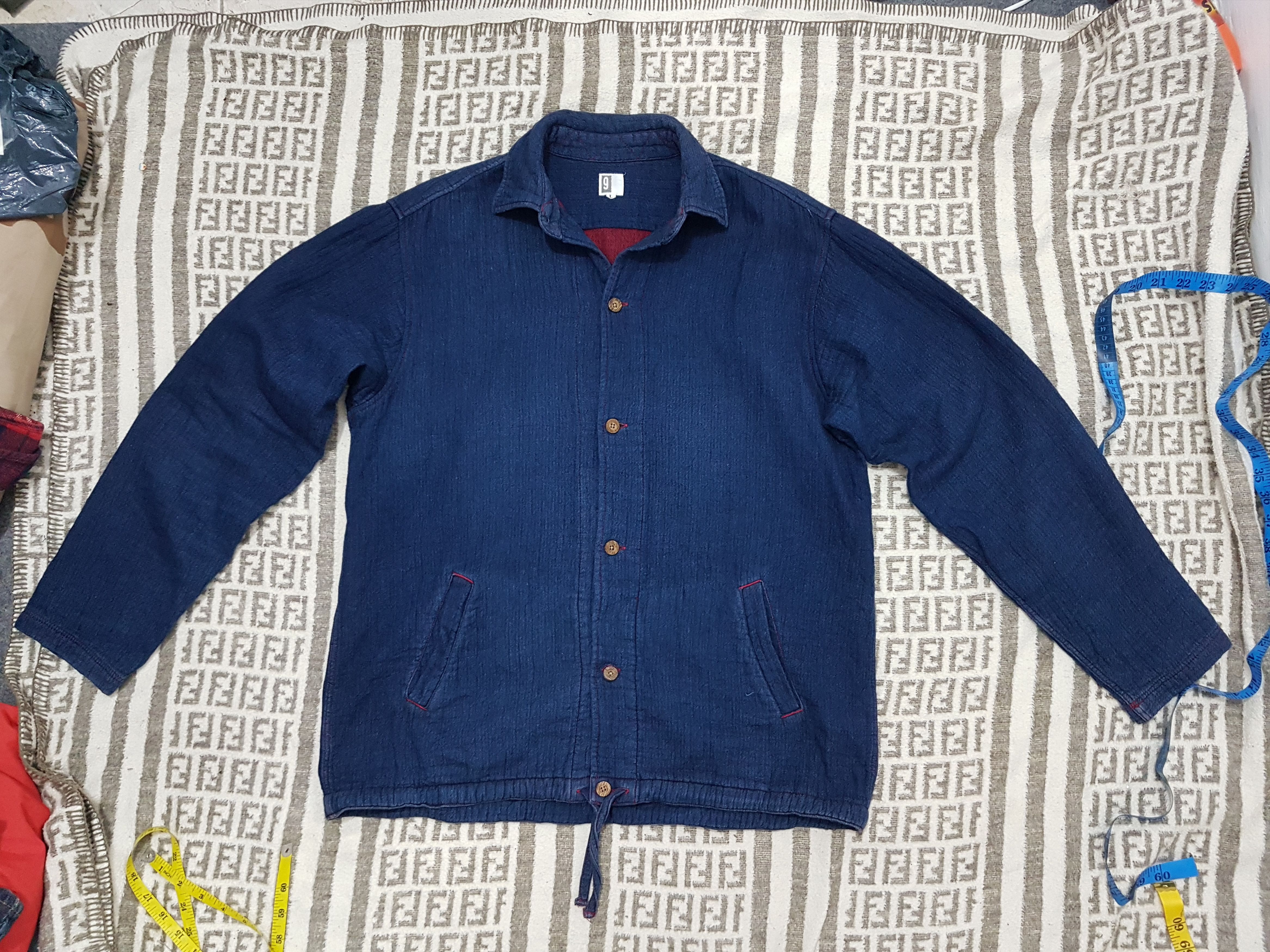 Indigo Fit M to L,Boston Nine Kimono Indigo Drawstring Jacket Size US M / EU 48-50 / 2 - 10 Thumbnail