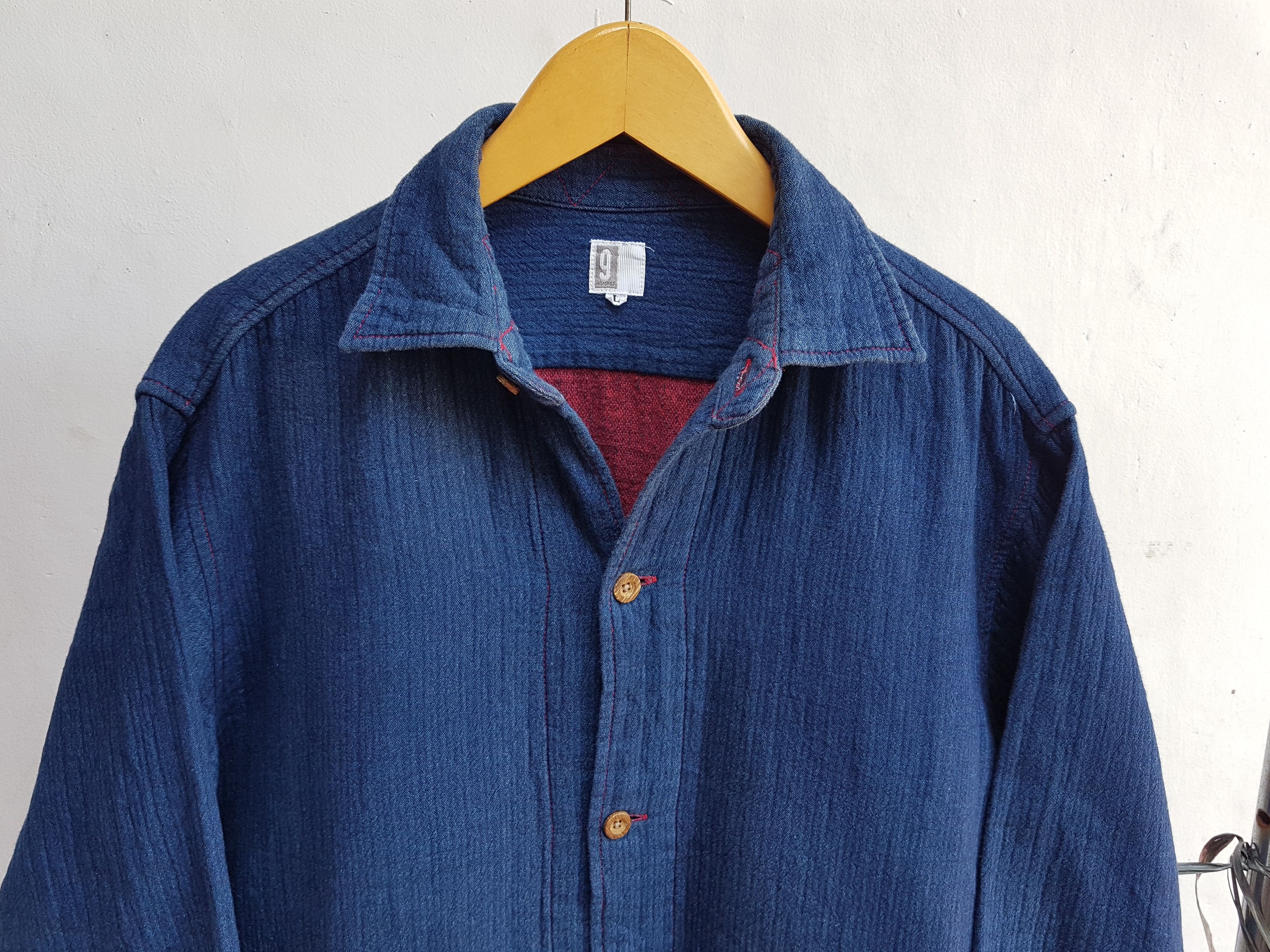 Indigo Fit M to L,Boston Nine Kimono Indigo Drawstring Jacket Size US M / EU 48-50 / 2 - 5 Thumbnail