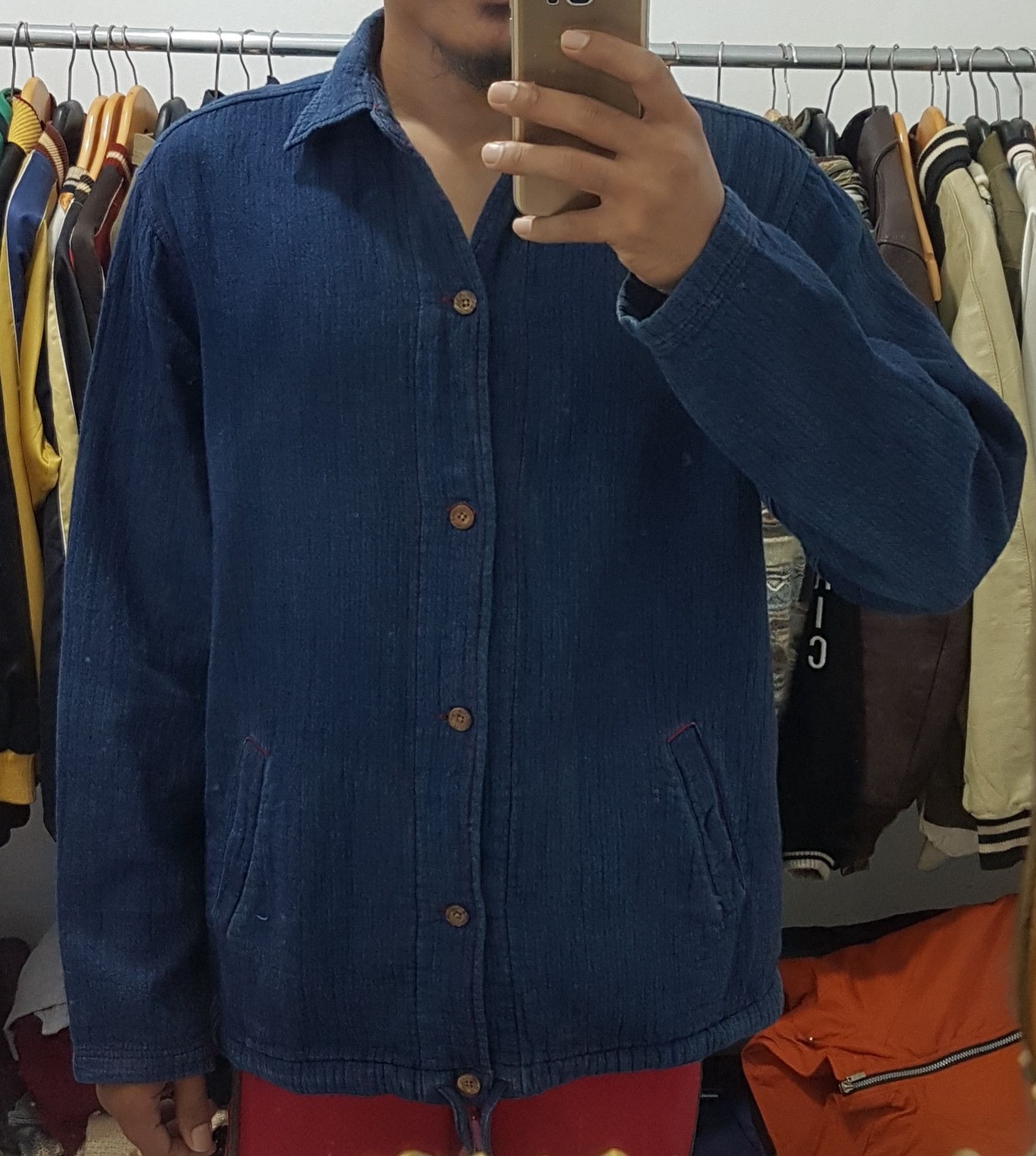 Indigo Fit M to L,Boston Nine Kimono Indigo Drawstring Jacket Size US M / EU 48-50 / 2 - 2 Thumbnail