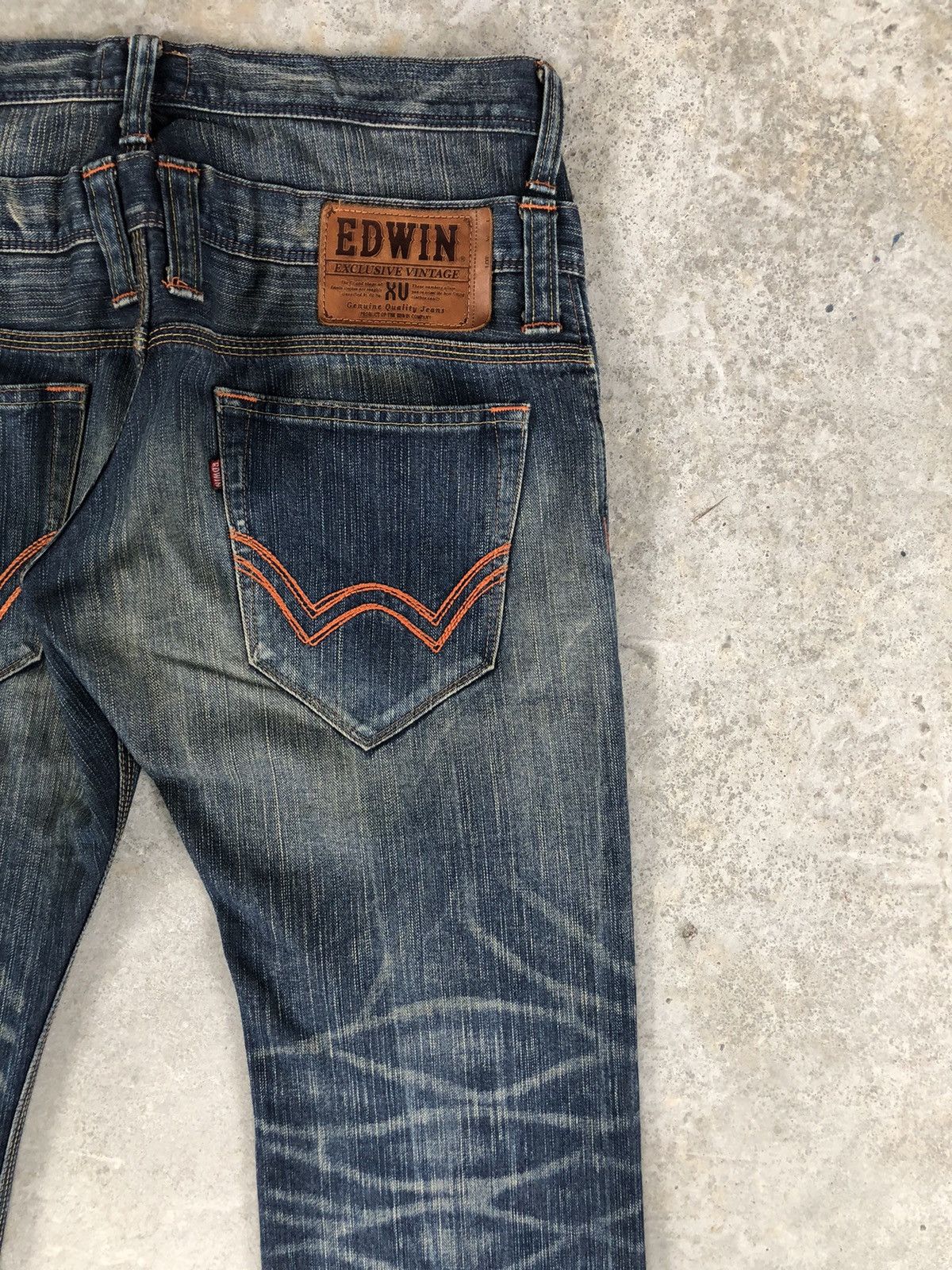 Edwin Japanese Edwin Double Waist Distressed Jeans Size US 33 - 10 Thumbnail