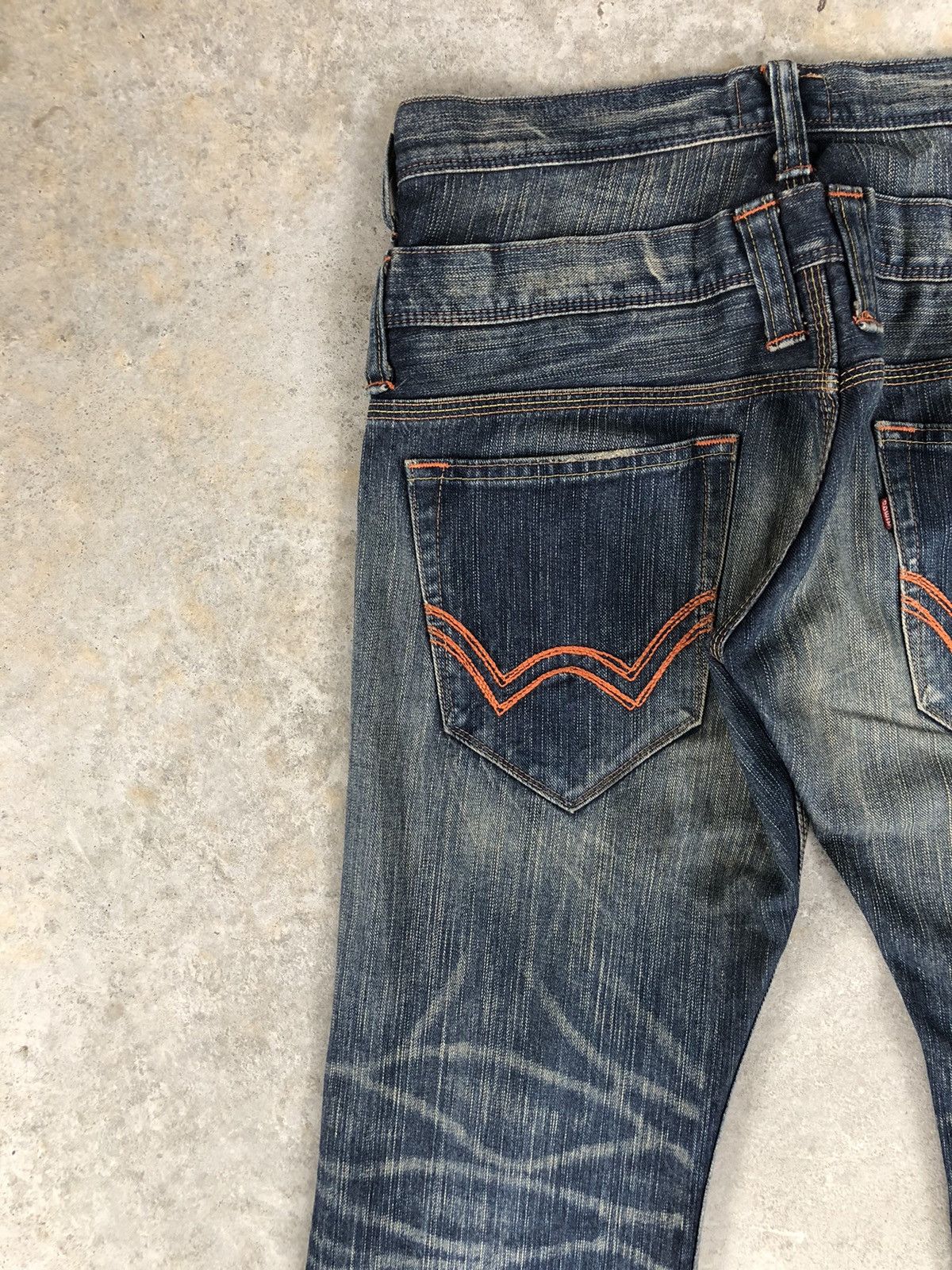 Edwin Japanese Edwin Double Waist Distressed Jeans Size US 33 - 9 Thumbnail