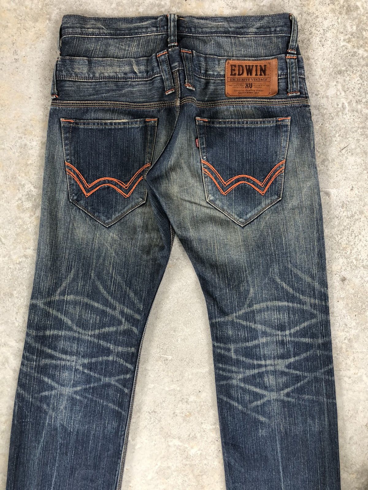 Edwin Japanese Edwin Double Waist Distressed Jeans Size US 33 - 8 Thumbnail