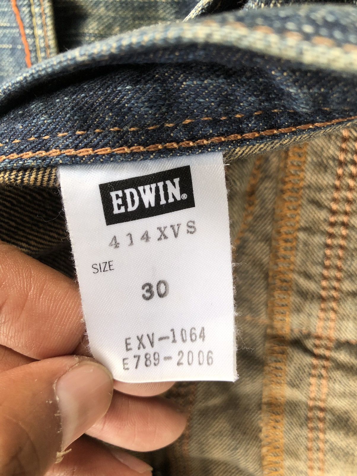 Edwin Japanese Edwin Double Waist Distressed Jeans Size US 33 - 13 Thumbnail