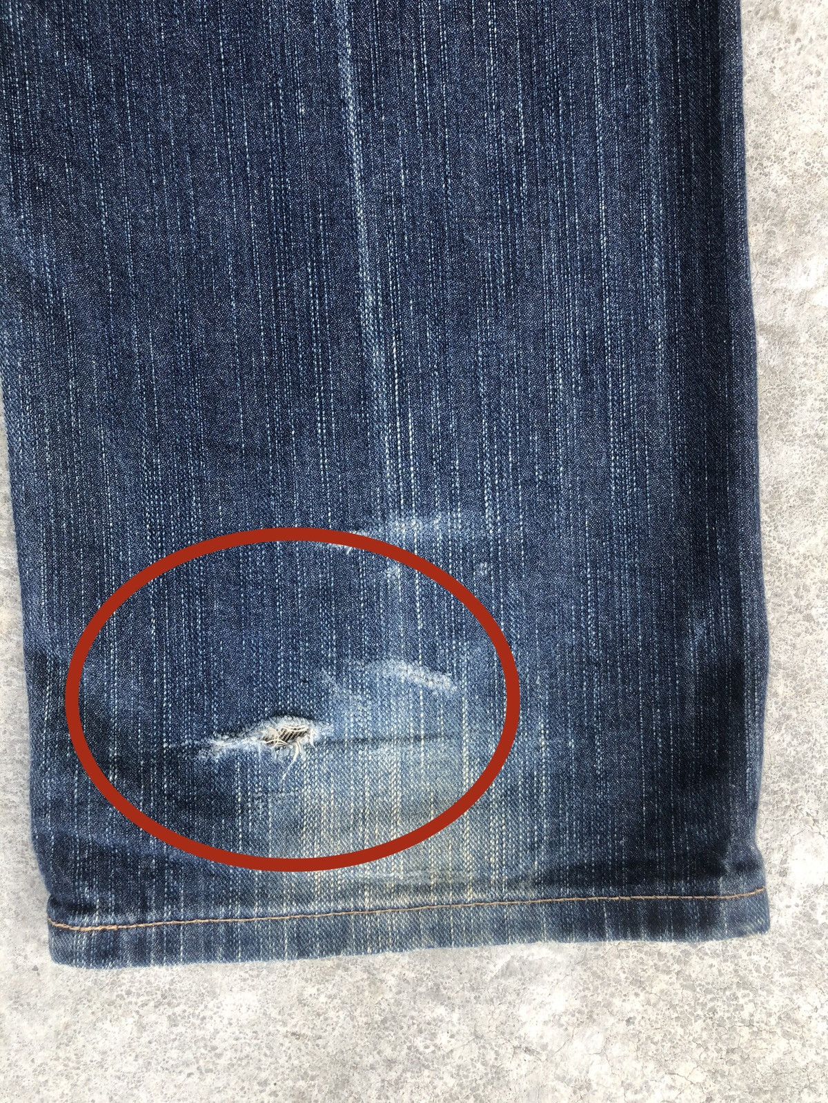Edwin Japanese Edwin Double Waist Distressed Jeans Size US 33 - 14 Thumbnail