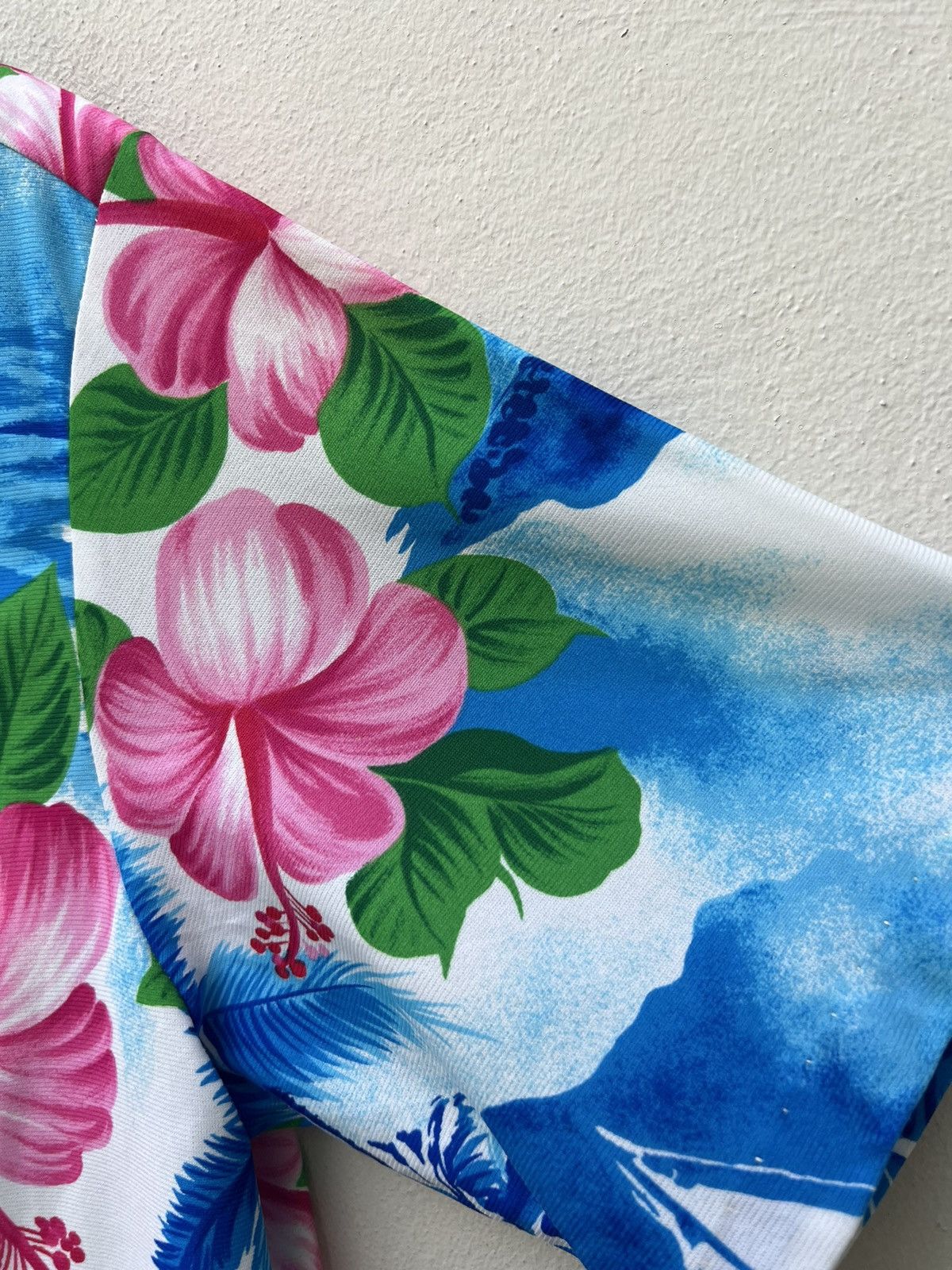Vintage Vintage 60s 70s POMARE Hibiscus Palm Tree Hawaiian Shirt Size US M / EU 48-50 / 2 - 10 Thumbnail