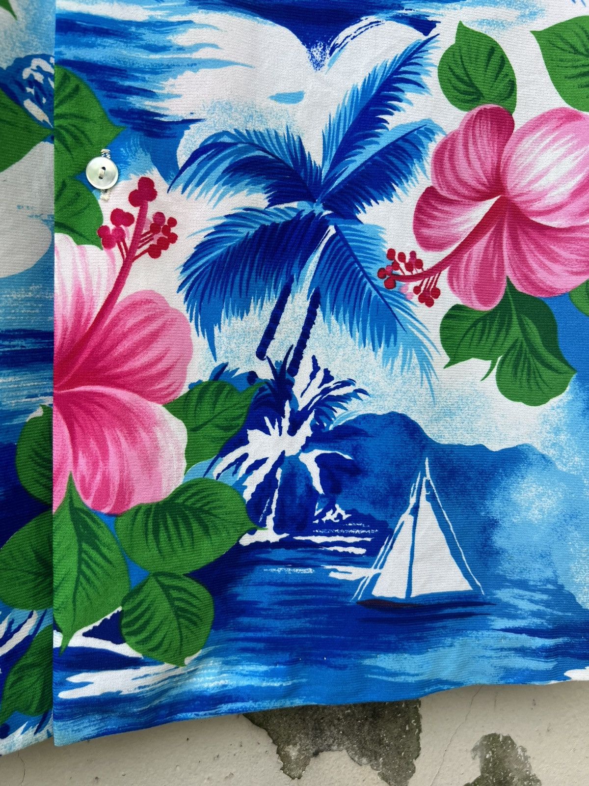 Vintage Vintage 60s 70s POMARE Hibiscus Palm Tree Hawaiian Shirt Size US M / EU 48-50 / 2 - 11 Thumbnail