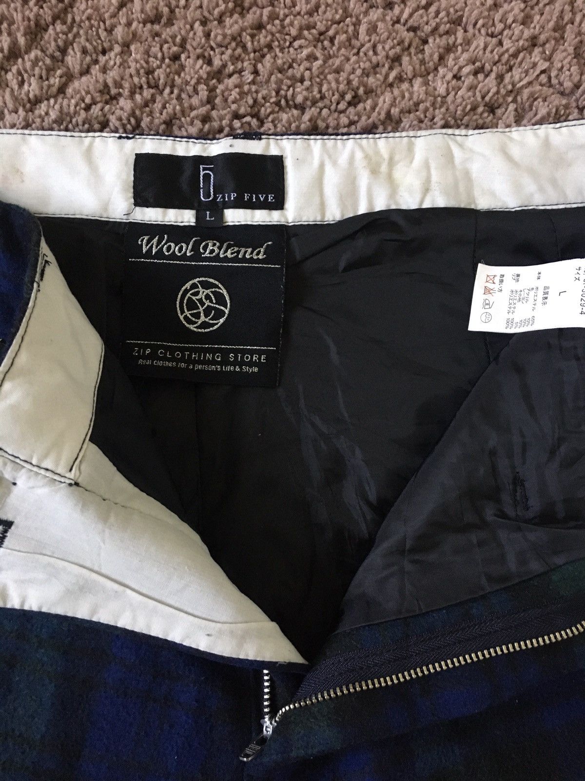 Japanese Brand wool jogger pant 5zip five Size 32" / US 10 / IT 46 - 2 Thumbnail