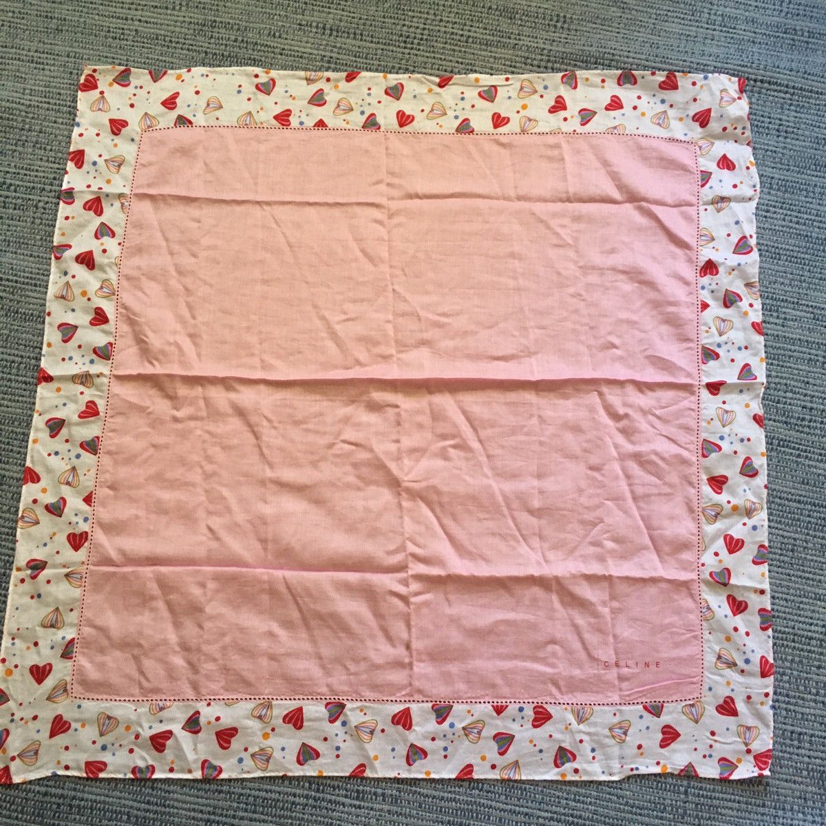 Celine vintage celine cotton scarves Size ONE SIZE - 1 Thumbnail