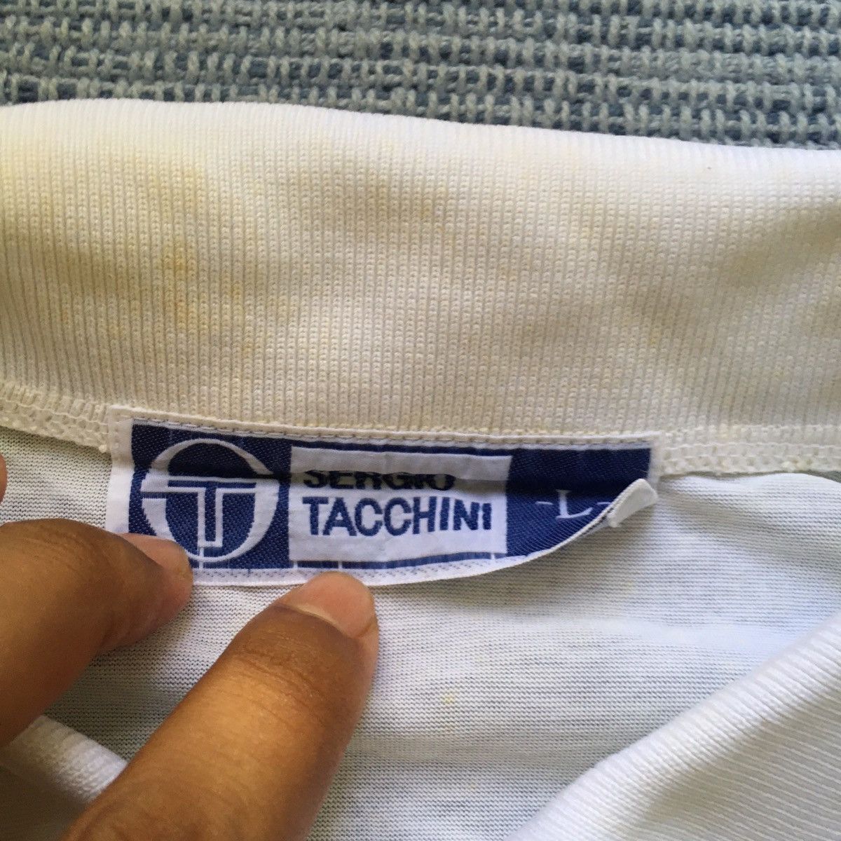 Sergio Tacchini panel chest polo Size US L / EU 52-54 / 3 - 2 Thumbnail