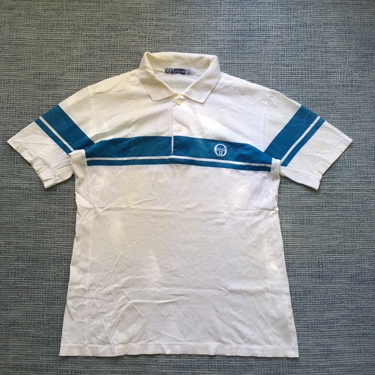 Sergio Tacchini panel chest polo Size US L / EU 52-54 / 3 - 1 Thumbnail