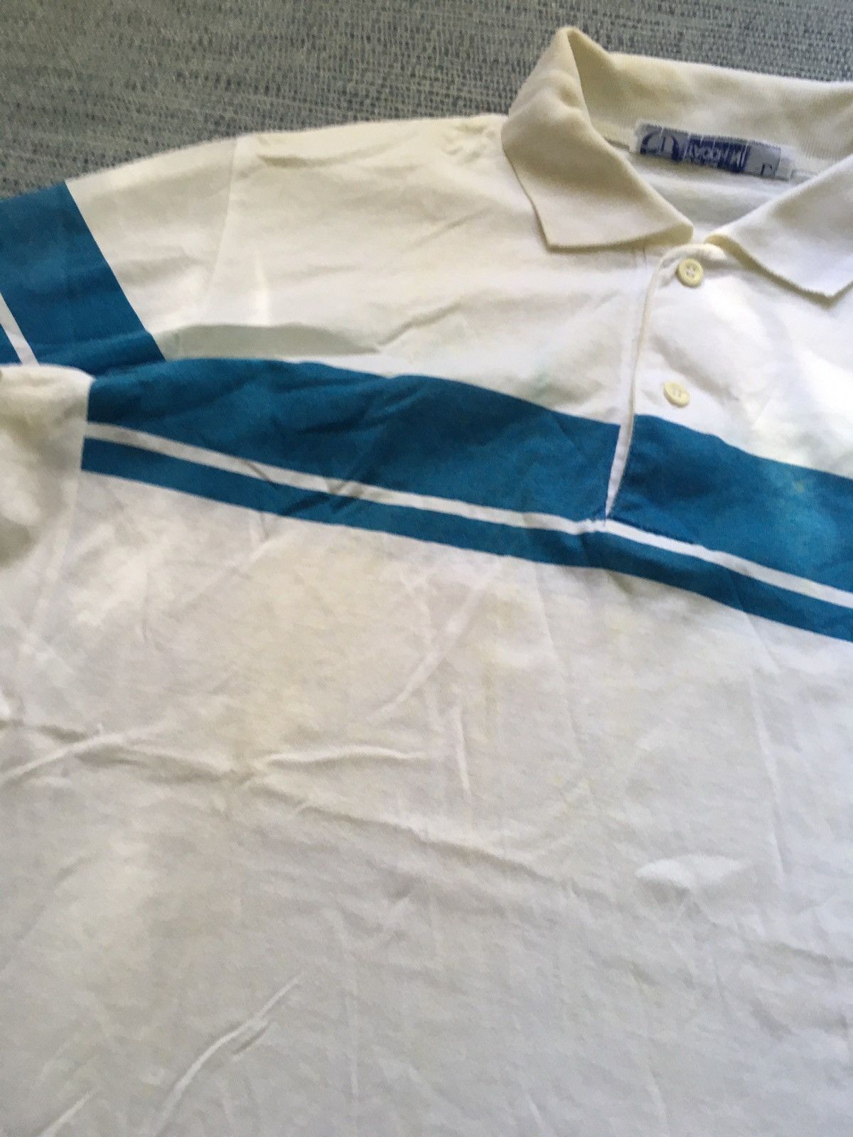 Sergio Tacchini panel chest polo Size US L / EU 52-54 / 3 - 6 Thumbnail
