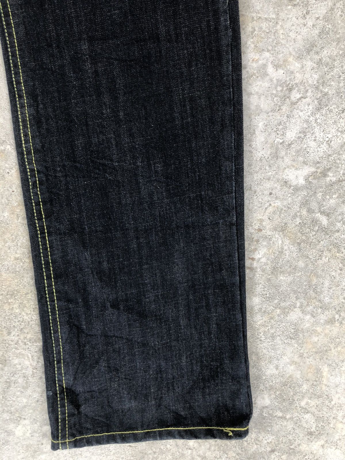 Japanese Brand Japanese Daicock Evisu Style Painted Jeans Size US 33 - 7 Thumbnail