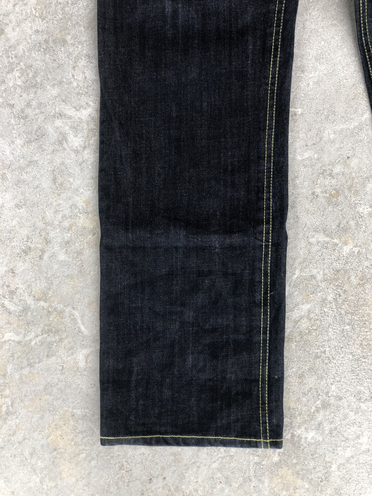 Japanese Brand Japanese Daicock Evisu Style Painted Jeans Size US 33 - 6 Thumbnail