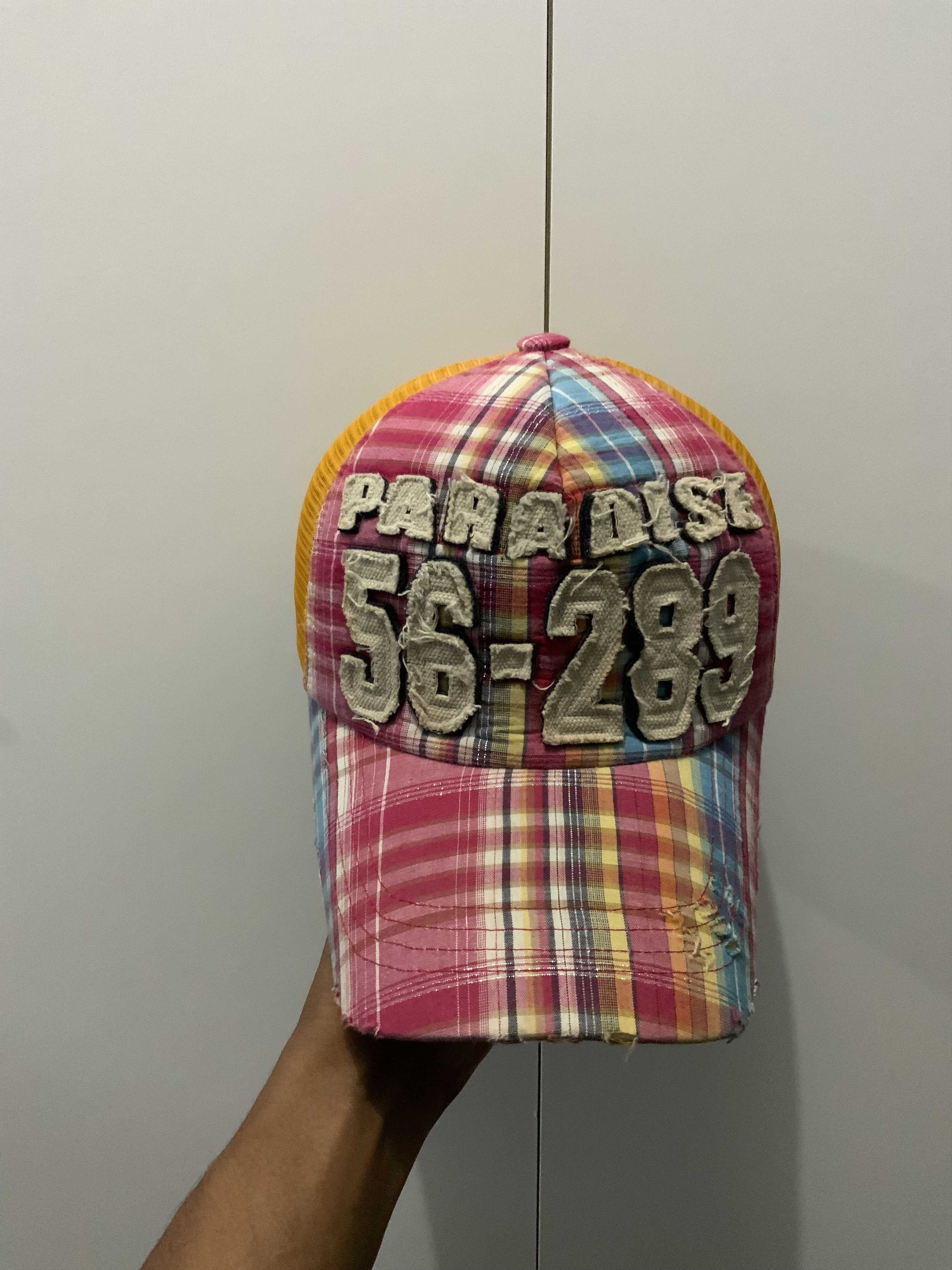 Japanese Brand Paradise 56-289 Multicolor Spellout Trucker Hat Size ONE SIZE - 1 Thumbnail