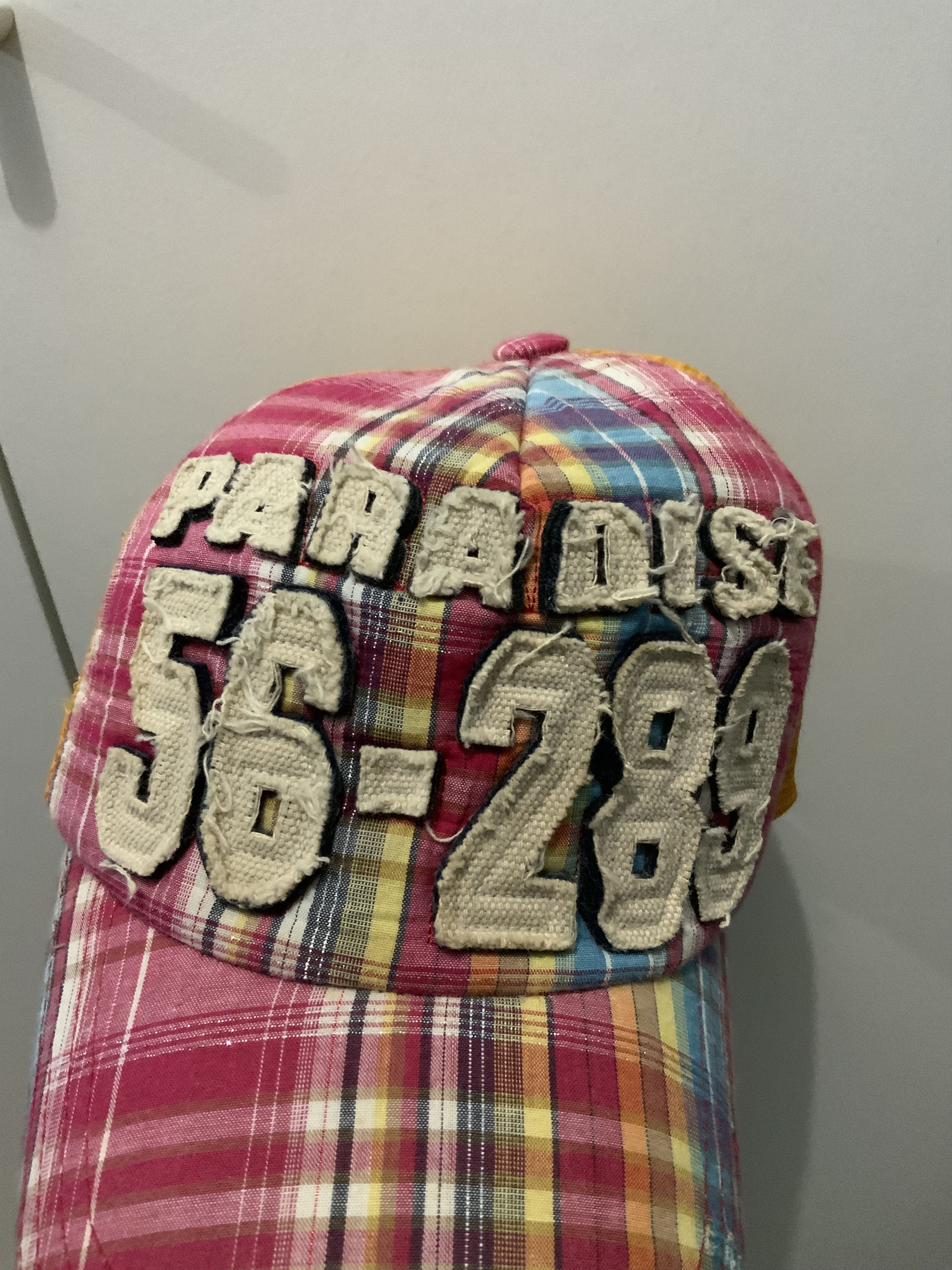 Japanese Brand Paradise 56-289 Multicolor Spellout Trucker Hat Size ONE SIZE - 13 Thumbnail