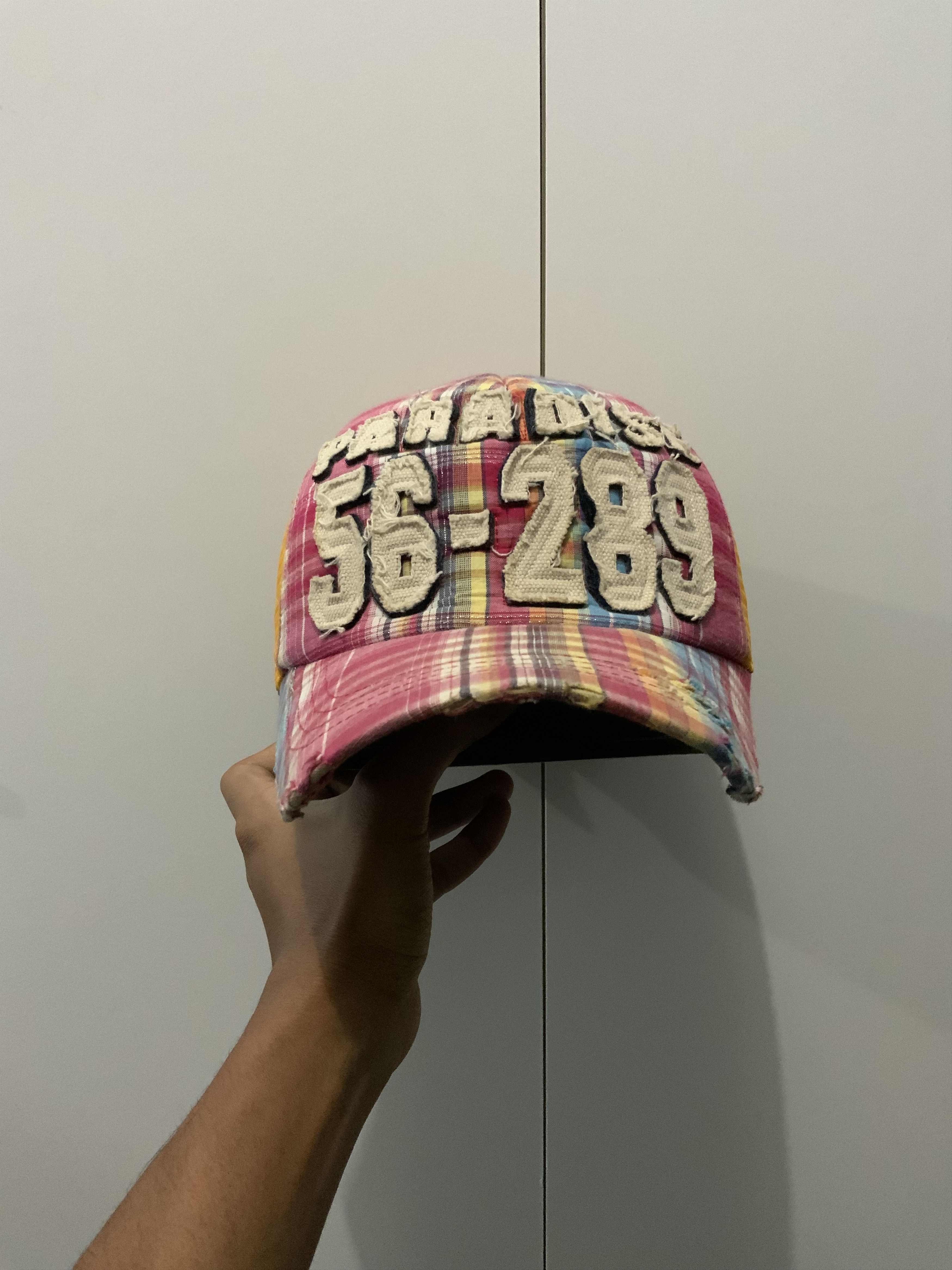 Japanese Brand Paradise 56-289 Multicolor Spellout Trucker Hat Size ONE SIZE - 4 Thumbnail