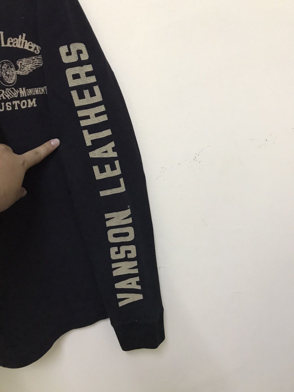 Vanson Leathers Vanson Leathers Sweatshirt Big Logo Big Spellout Size US M / EU 48-50 / 2 - 6 Thumbnail