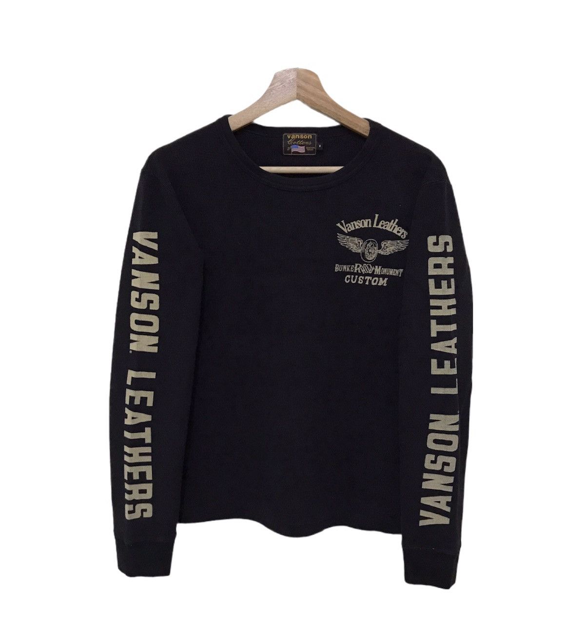 Vanson Leathers Vanson Leathers Sweatshirt Big Logo Big Spellout Size US M / EU 48-50 / 2 - 3 Thumbnail