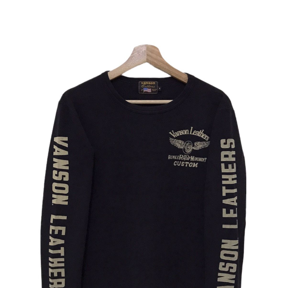 Vanson Leathers Vanson Leathers Sweatshirt Big Logo Big Spellout Size US M / EU 48-50 / 2 - 4 Thumbnail